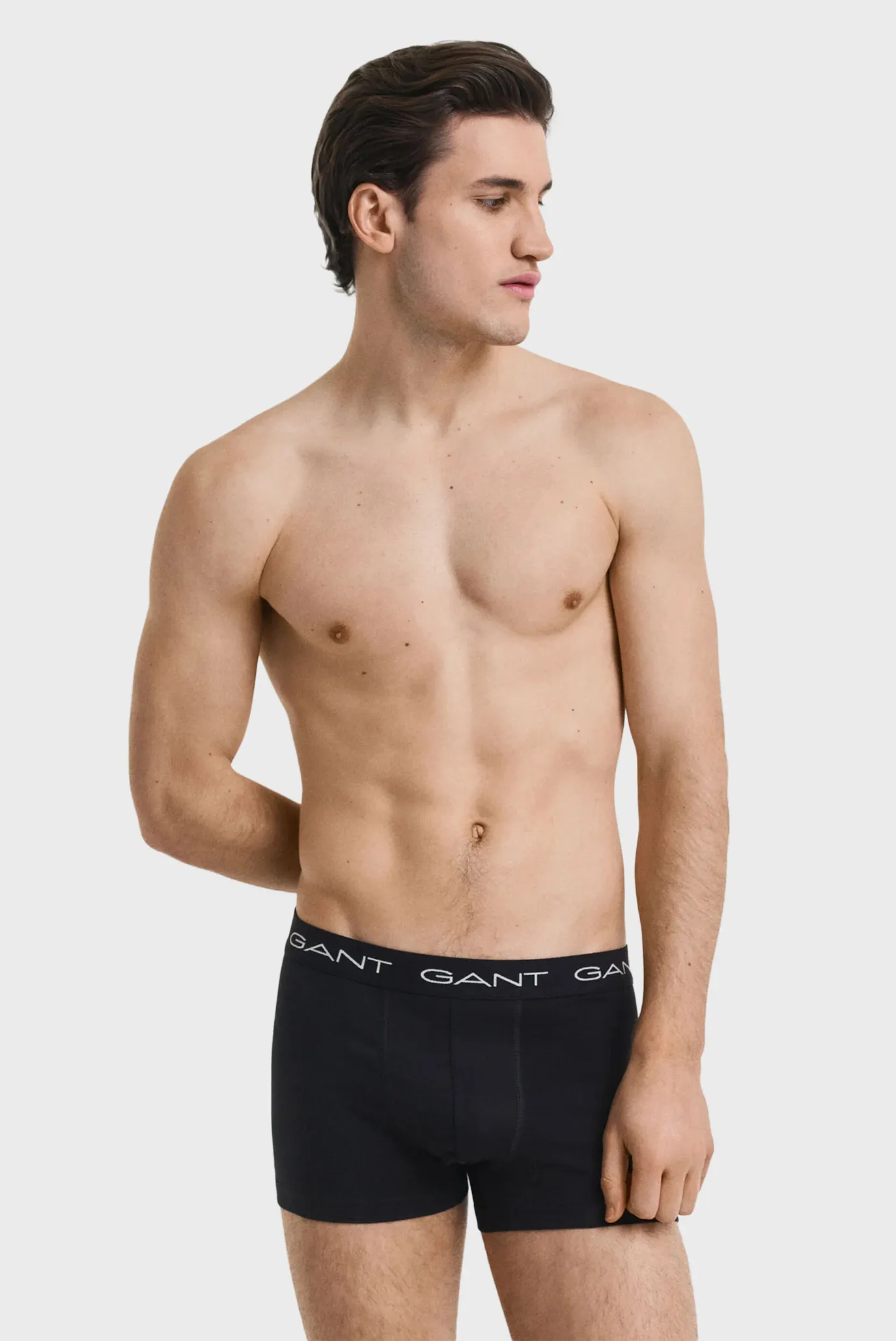 Чоловічі чорні боксери (3 шт) TRUNK 2