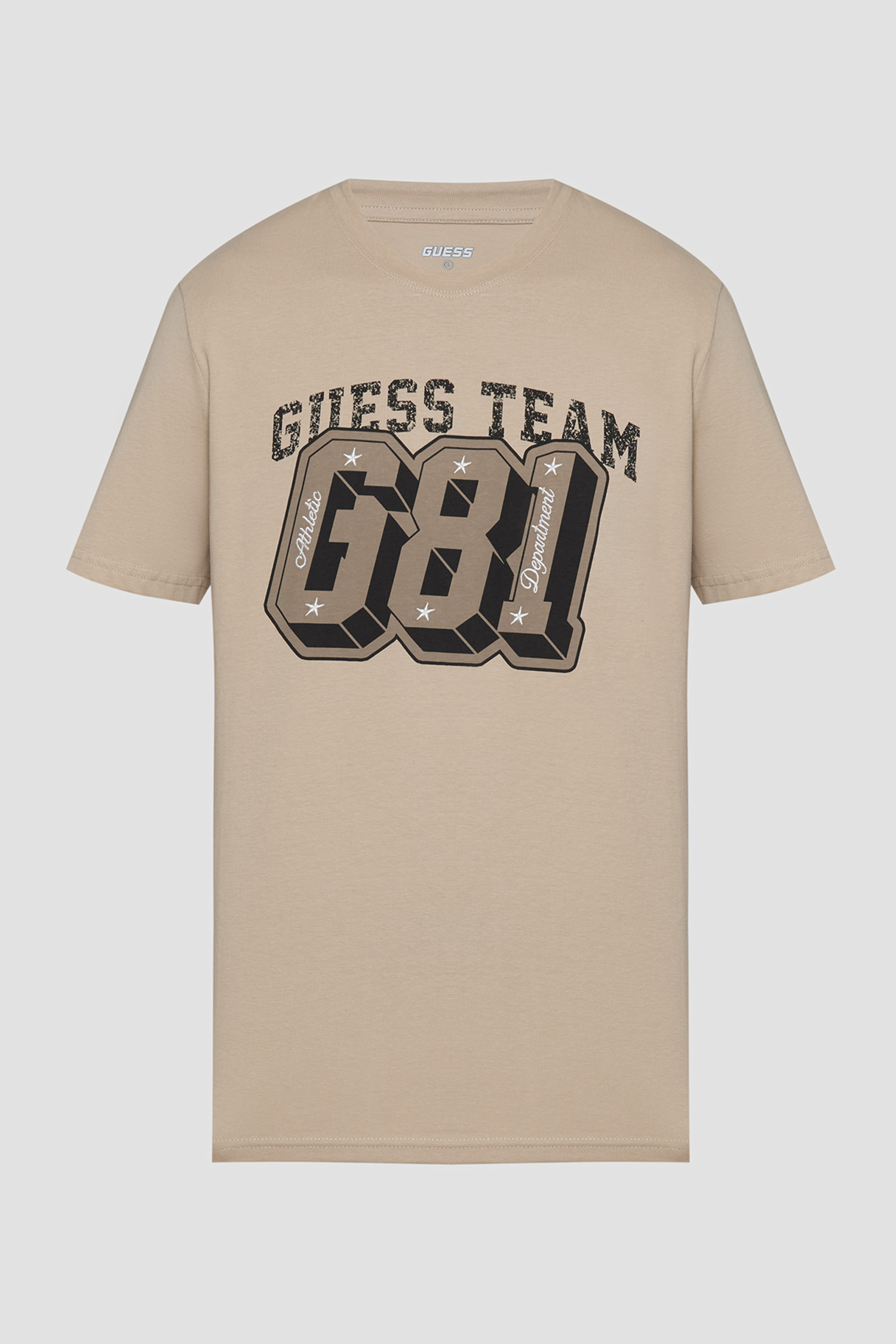 Мужская бежевая футболка Бежевый XXL Guess Z5YI00.I3Z14;G1CA Мужская бежевая футболка Бежевый XXL Guess Z5YI00.I3Z14;G1CA