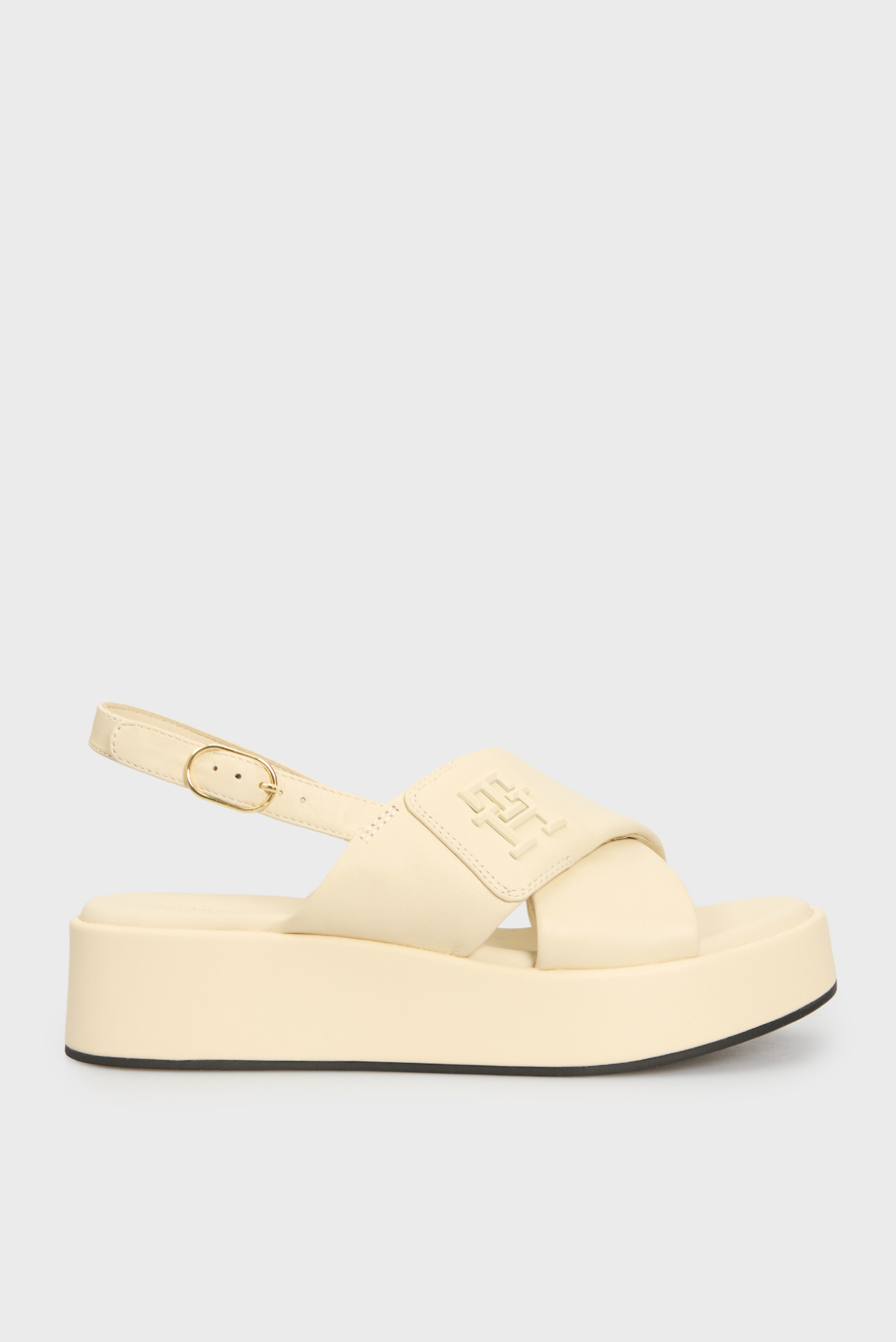 Женские белые кожаные сандалии TH LOGO HW PADDED LEATHER SANDAL Белый 38 Tommy Hilfiger FW0FW08808 Женские белые кожаные сандалии TH LOGO HW PADDED LEATHER SANDAL Белый 38 Tommy Hilfiger FW0FW08808