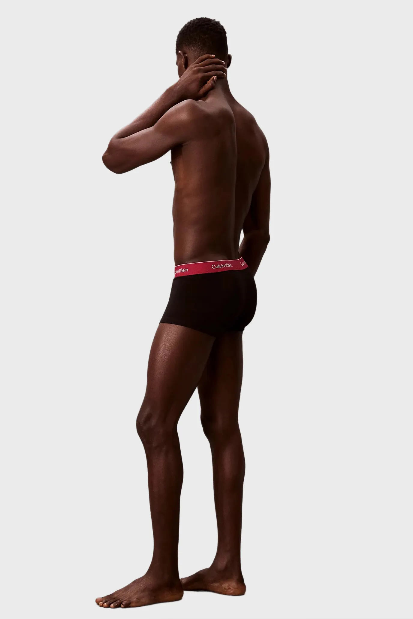 Мужские черные боксеры (3 шт) LOW RISE TRUNK 4