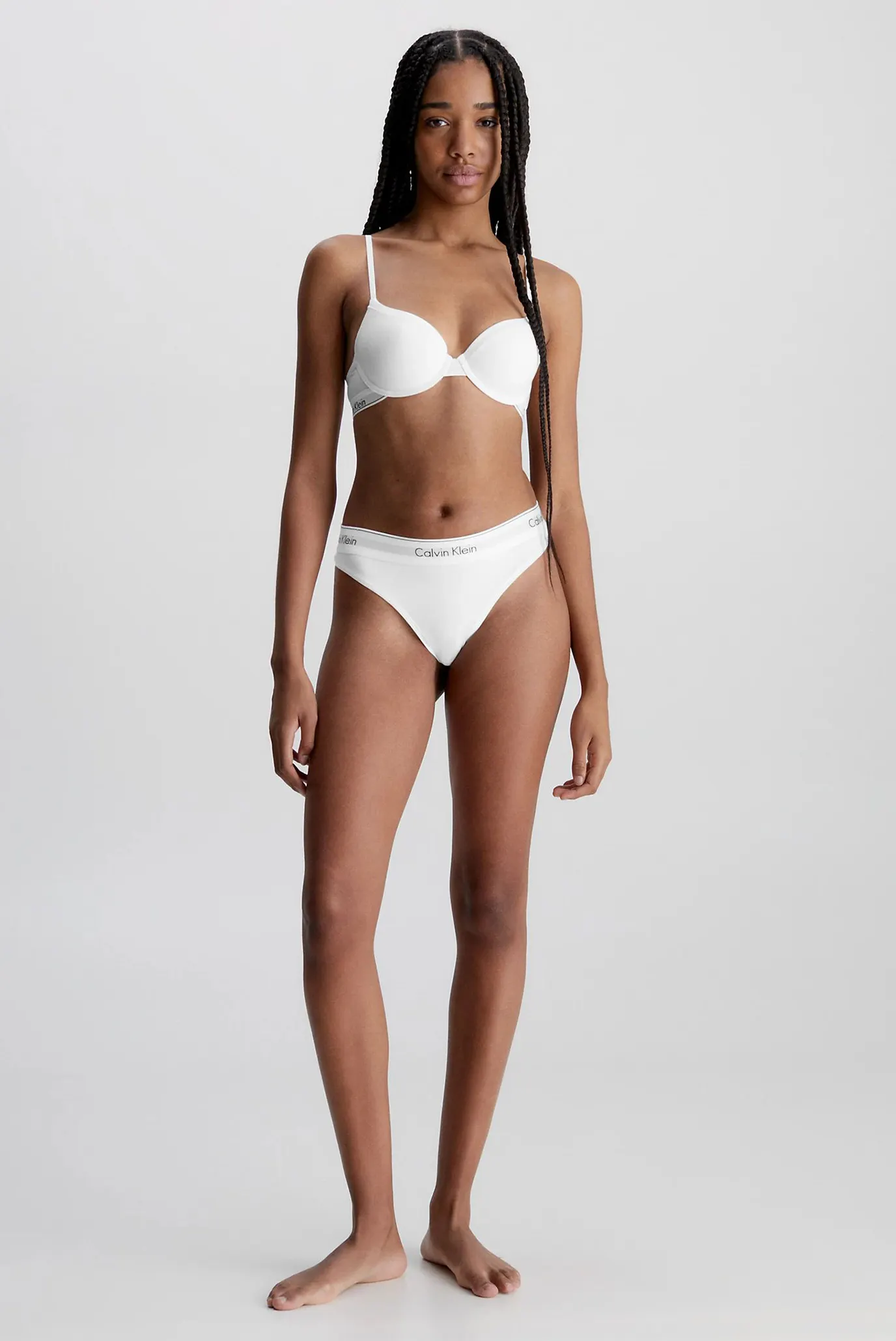 Женские белые трусики 2