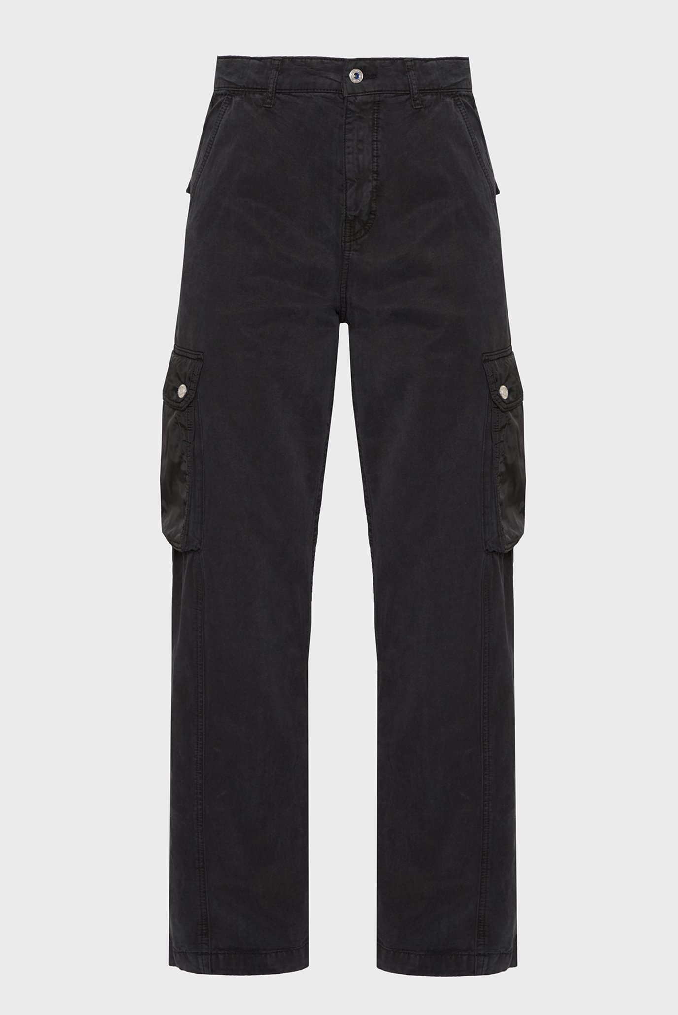 Мужские черные карго klj mix material utility pant 1