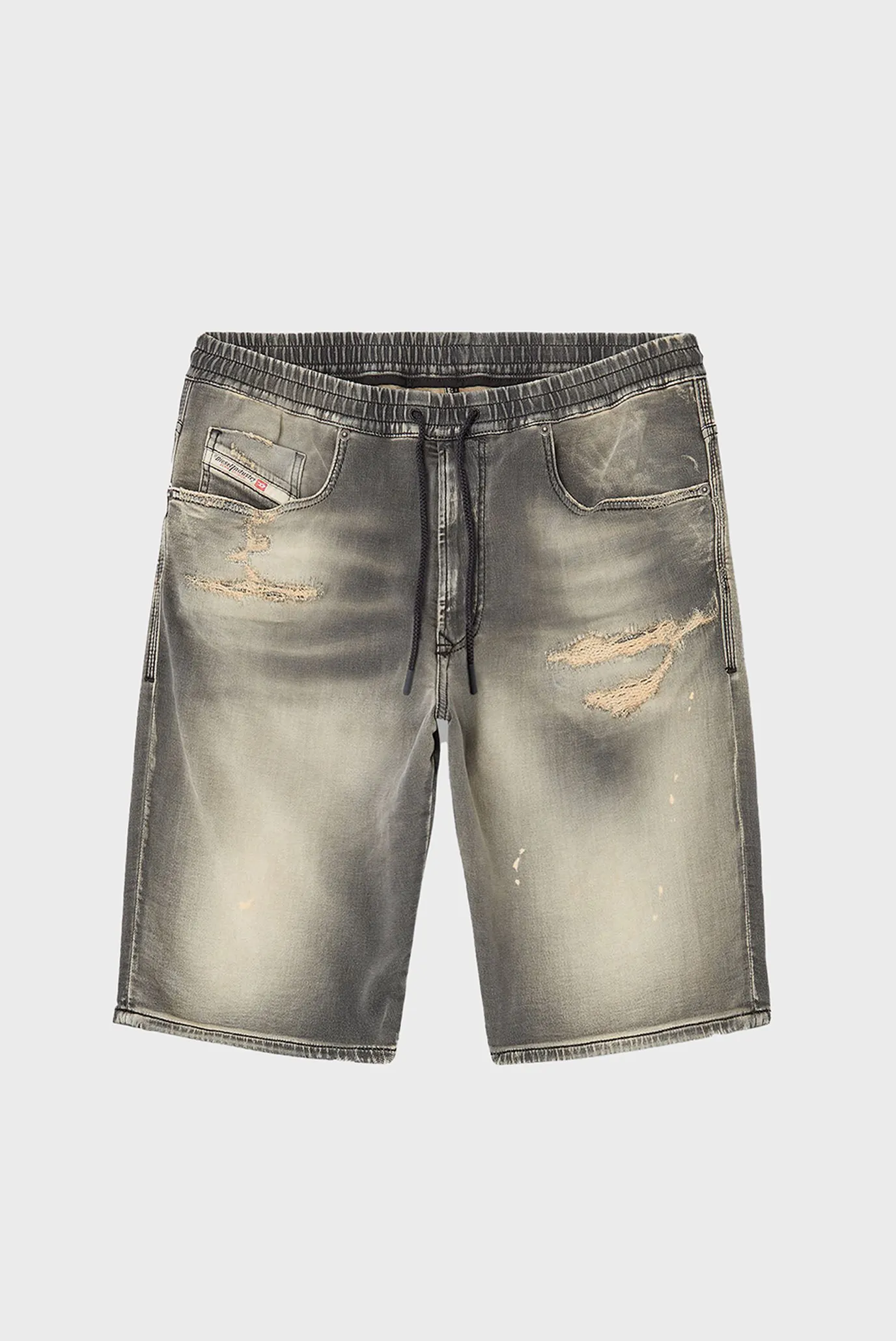 Чоловічі сірі джинсові шорти 2033 D-KROOLEY-SHORT JOGG CALZONCINI 4