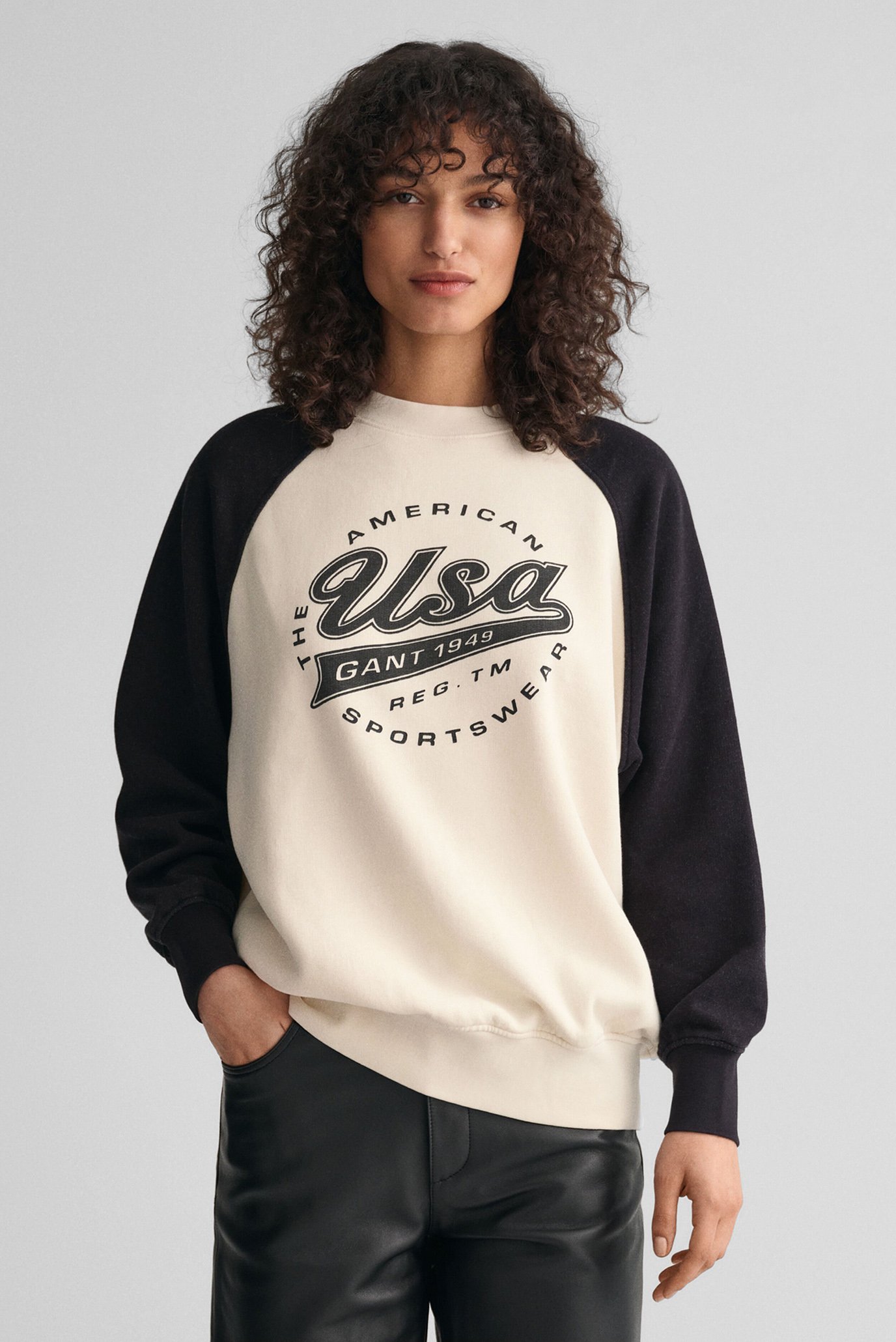 Женский свитшот OVERSIZED LOGO COLOR BLOCK 1