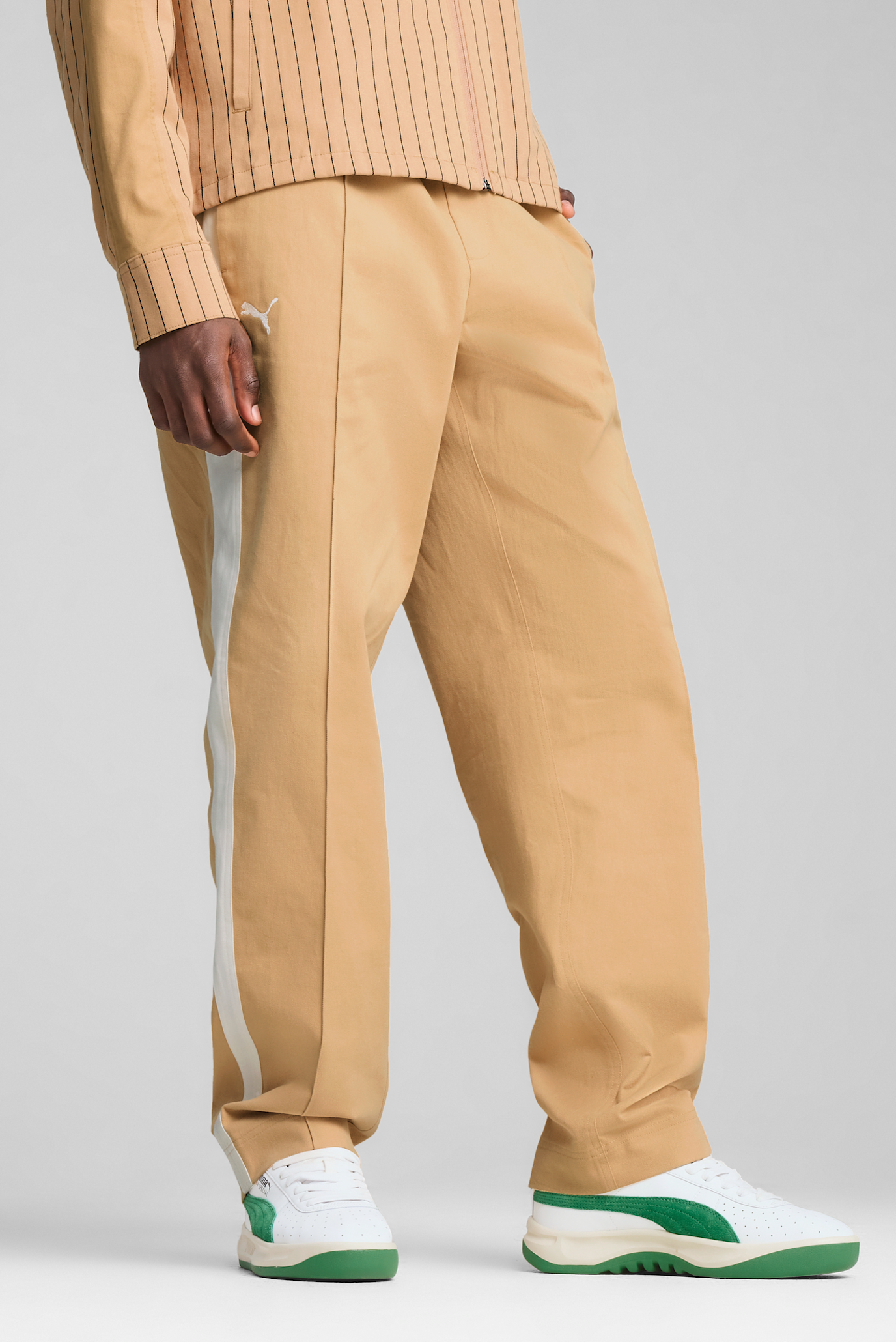 Мужские бежевые спортивные брюки Porsche Legacy Lifestyle Pants Men 1