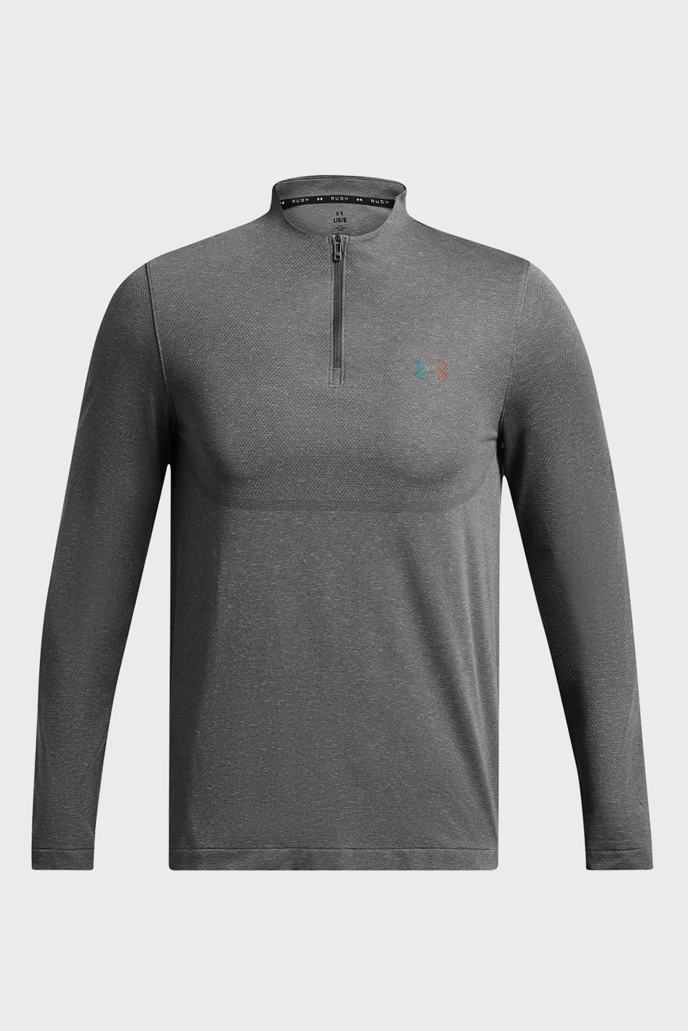 Чоловіча темно-сіра спортивна кофта Vanish Elite Seamless 1/4 Zp 4