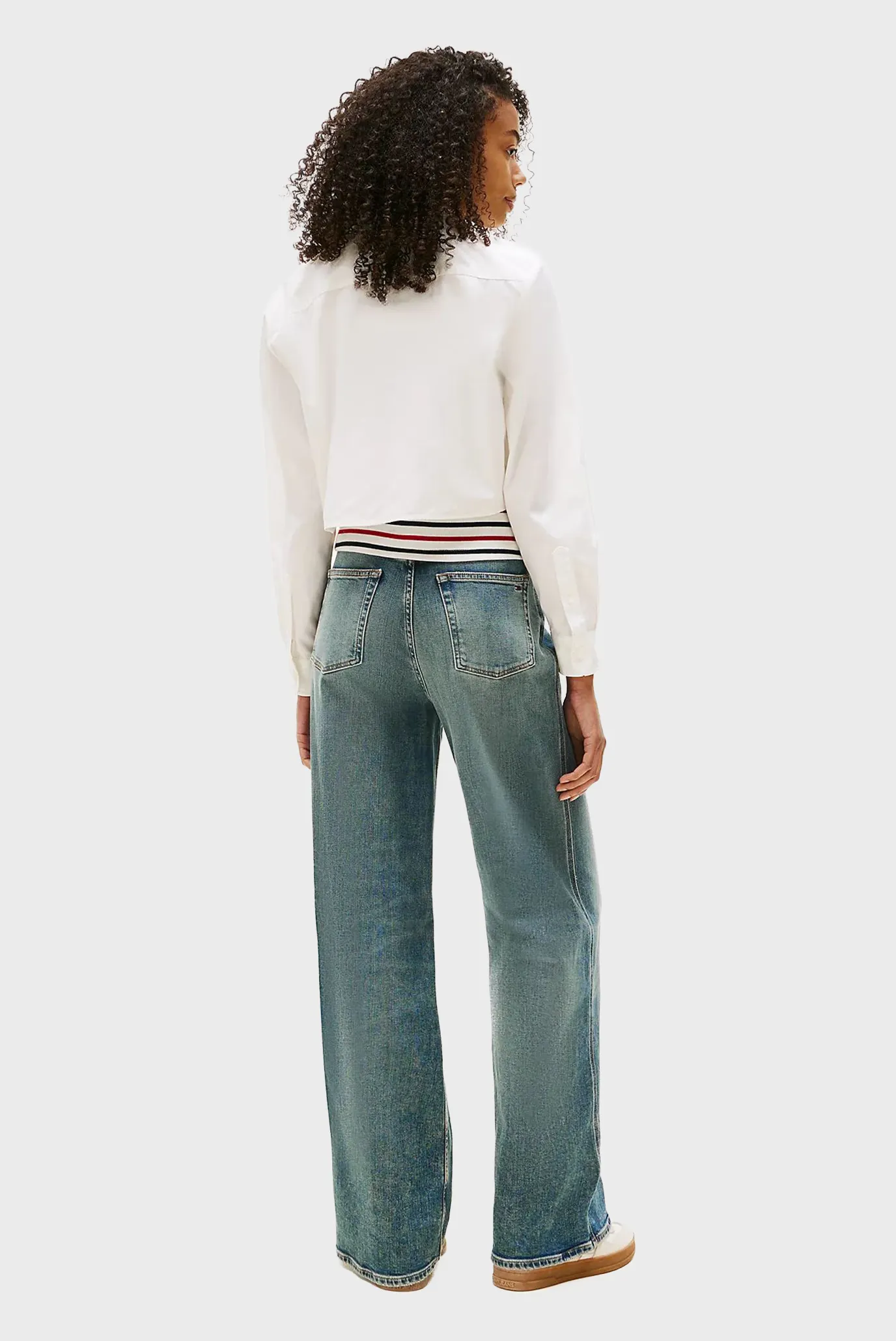 Жіноча біла сорочка STRIPE 3