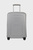 Серый чемодан 55 см S'CURE SILVER