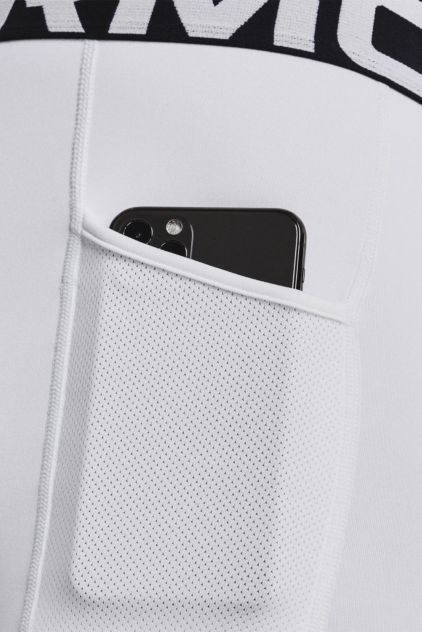 Чоловічі білі тайтси UA CG Armour Leggings 4