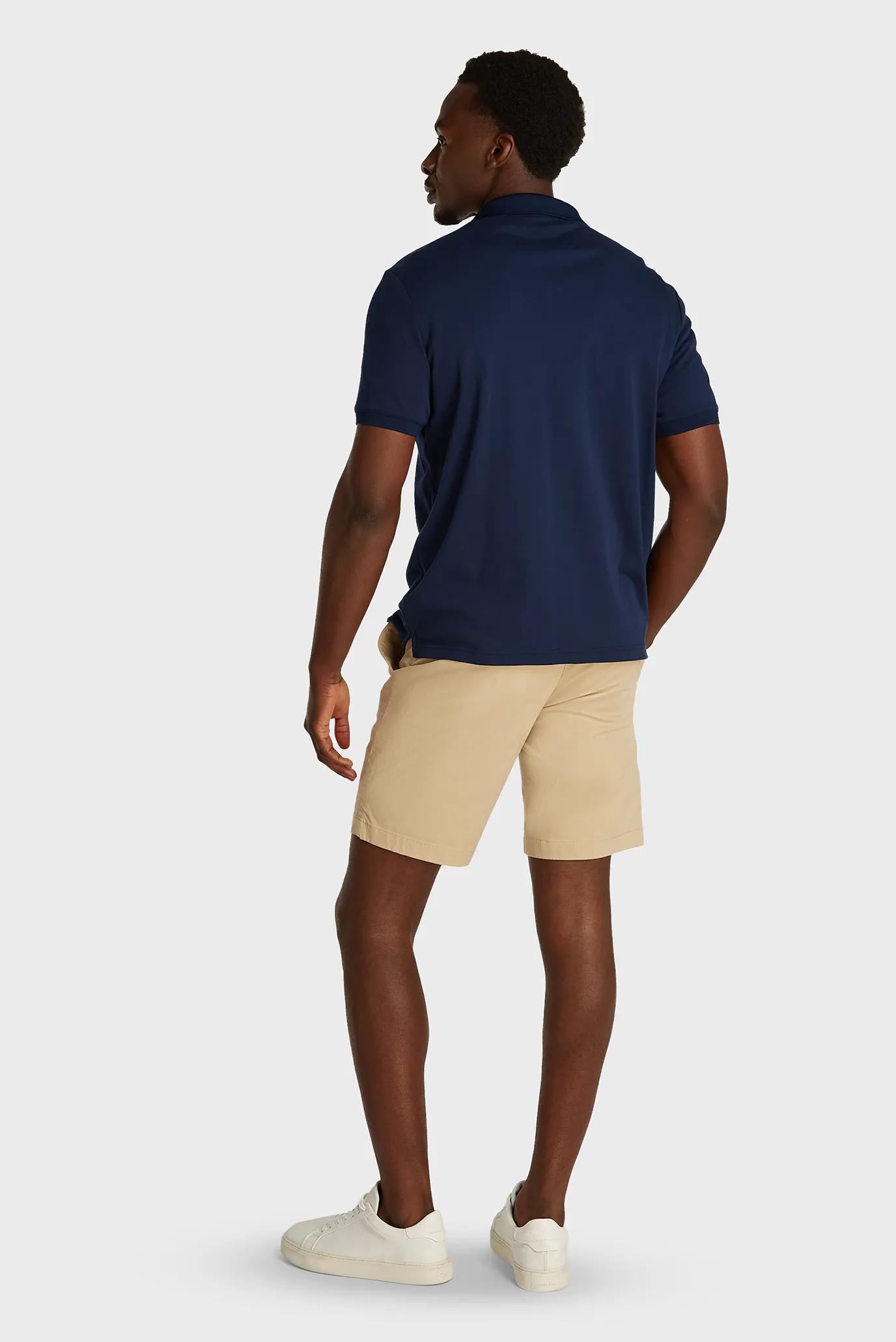 Мужское темно-синее поло LIQUID TOUCH WELT ZIP 3