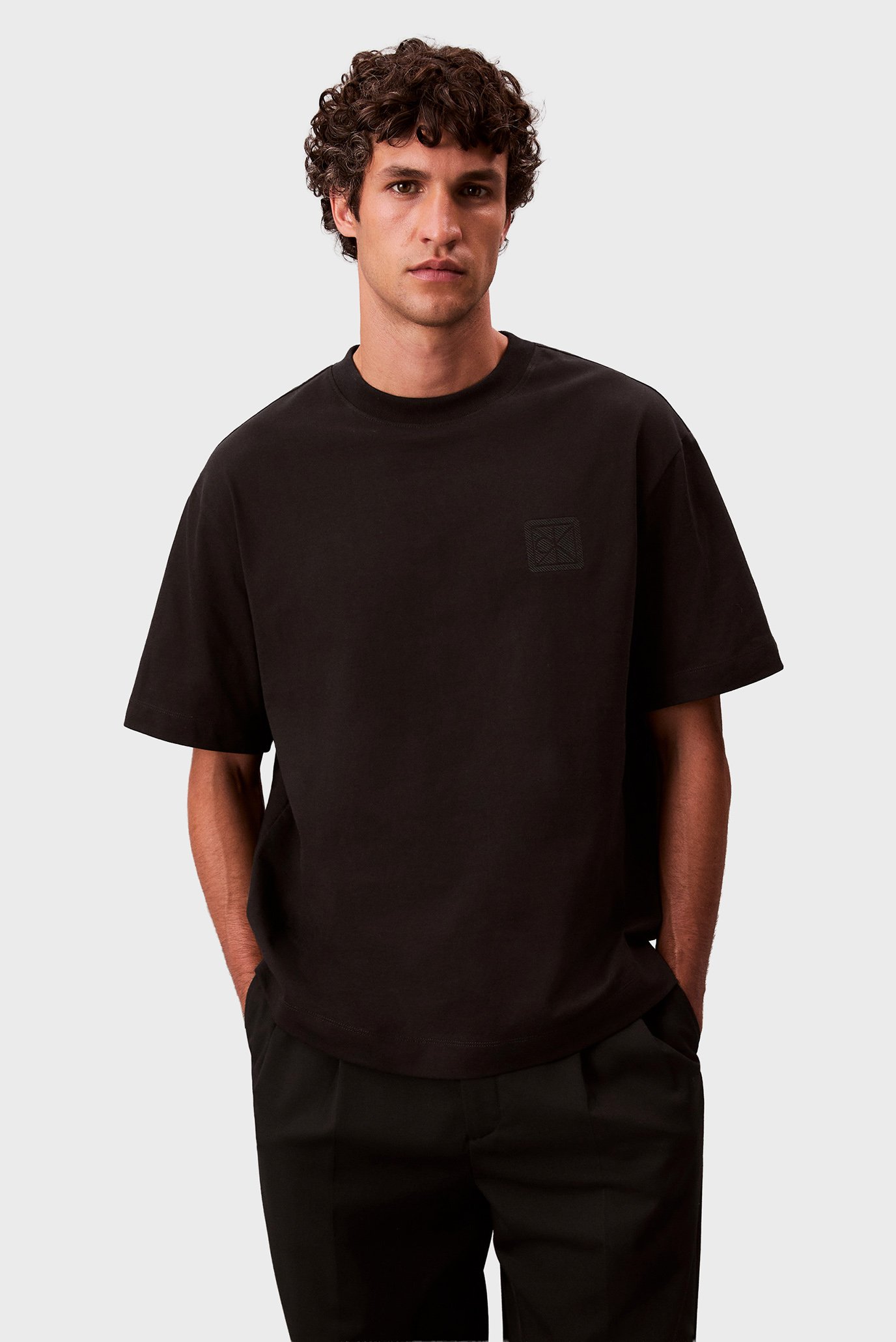 Мужская черная футболка SS 16s JERSEY Черный XXL Calvin Klein LV04LD224G Мужская черная футболка SS 16s JERSEY Черный XXL Calvin Klein LV04LD224G