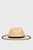 Женская соломенная шляпа BEACH SUMMER STRAW FEDORA