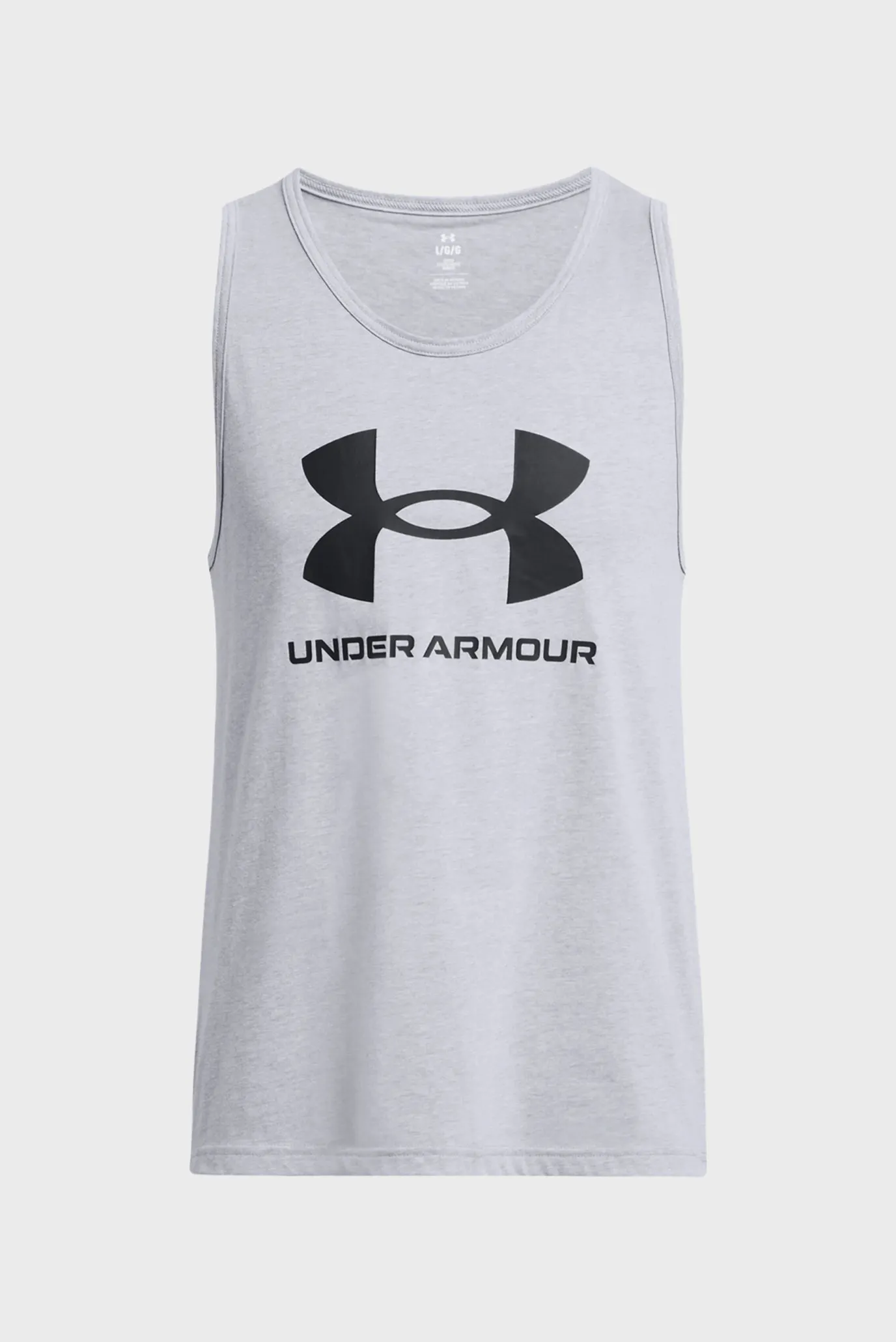 Мужская серая майка UA SPORTSTYLE LOGO TANK 3