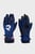 Мужские синие перчатки