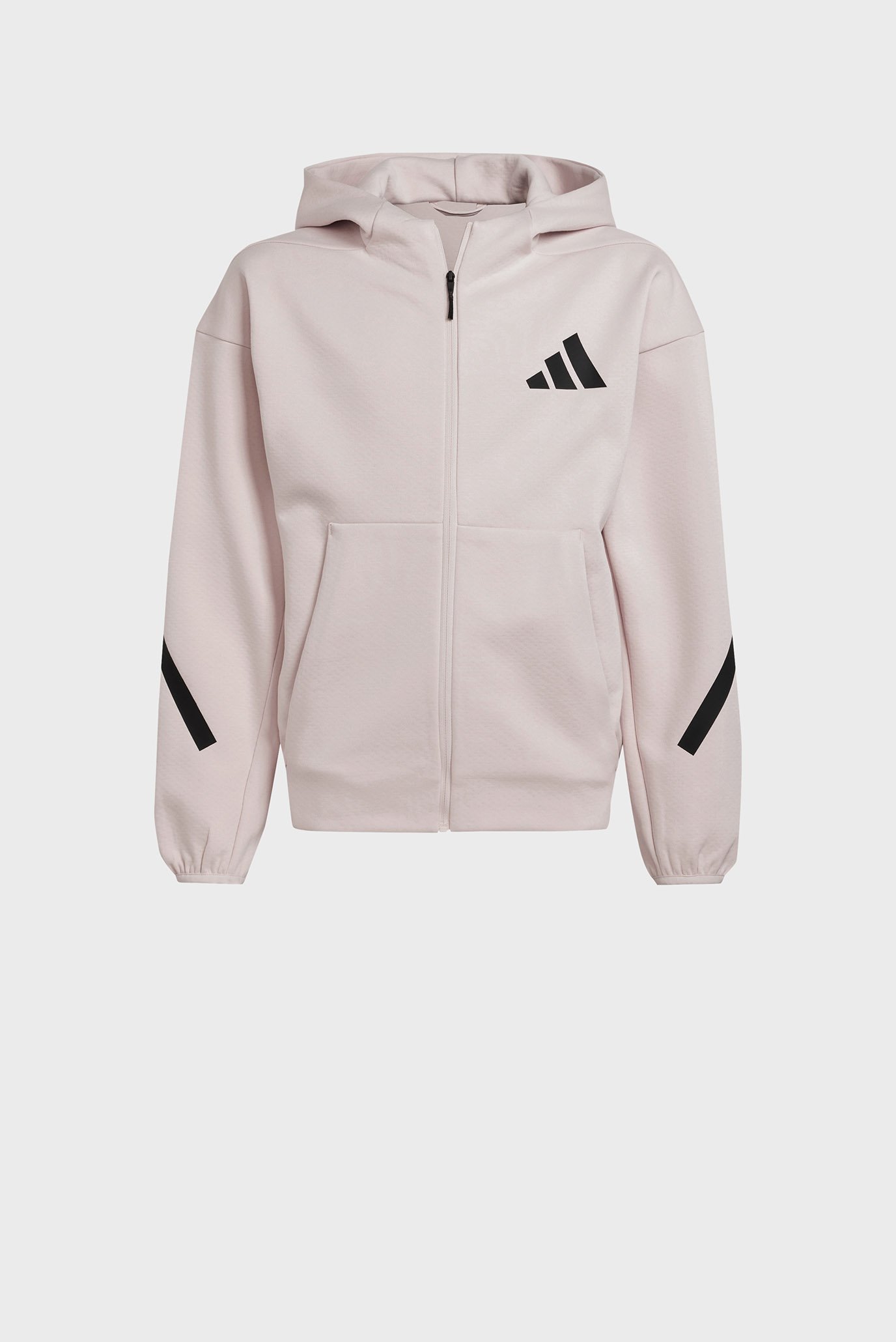 Детское пудровое худи adidas Z.N.E. Full-Zip Kids 1