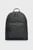 Чоловічий чорний рюкзак з візерунком HUDSON COMMUTER BKPK