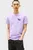 Мужская сиреневая футболка STACK LOGO