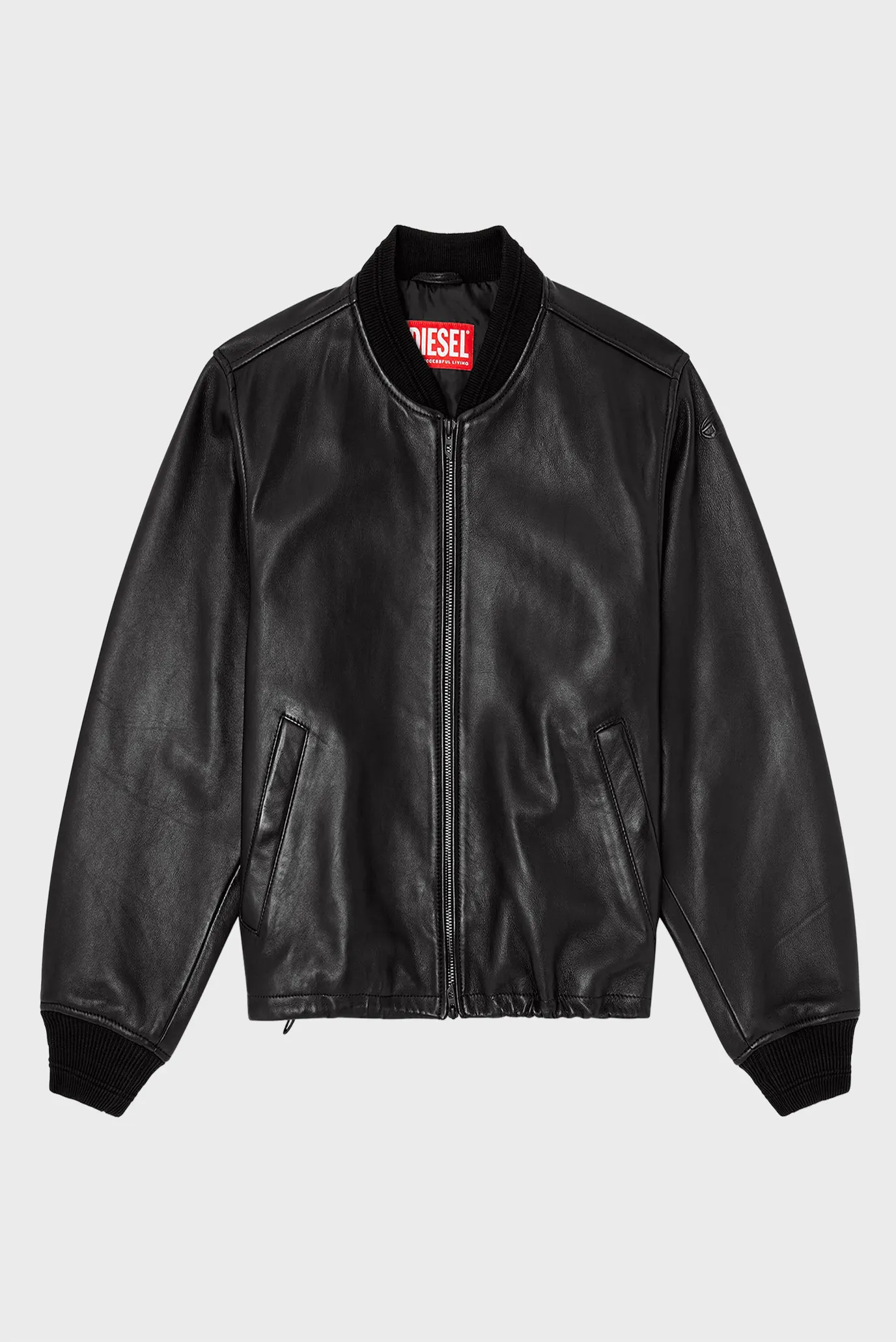 Жіночий чорний шкіряний бомбер L-ILYAN 5