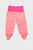 Дитячі рожеві повзунки у смужку