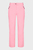 Женские розовые лыжные брюки