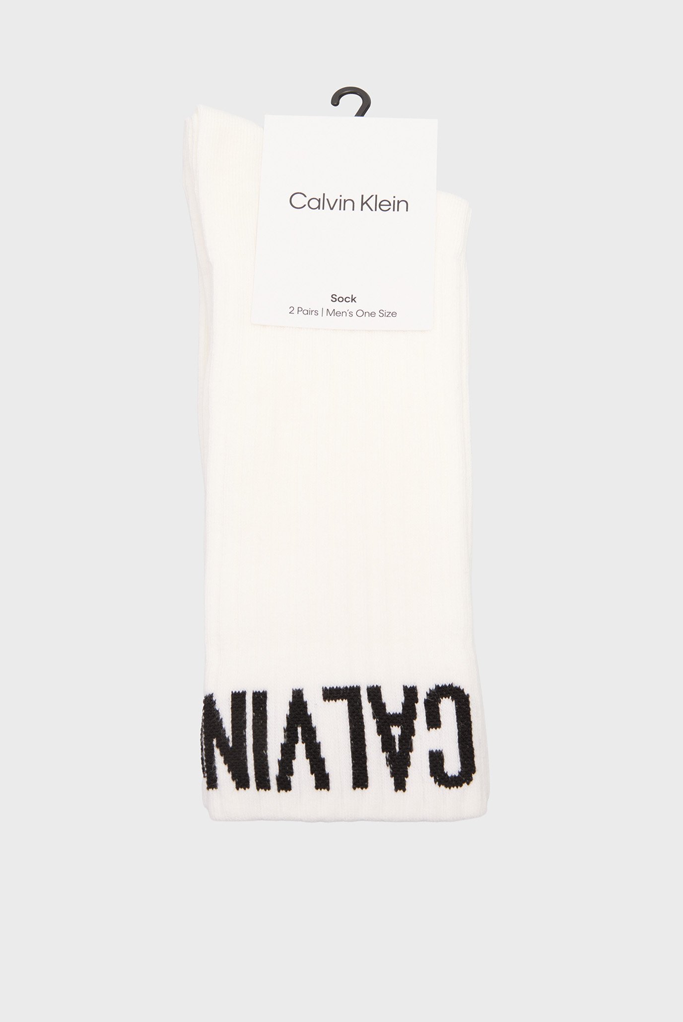 Мужские белые носки (2 пары) RIBBON Белый ONESIZE Calvin Klein Jeans 701235978 Мужские белые носки (2 пары) RIBBON Белый ONESIZE Calvin Klein Jeans 701235978