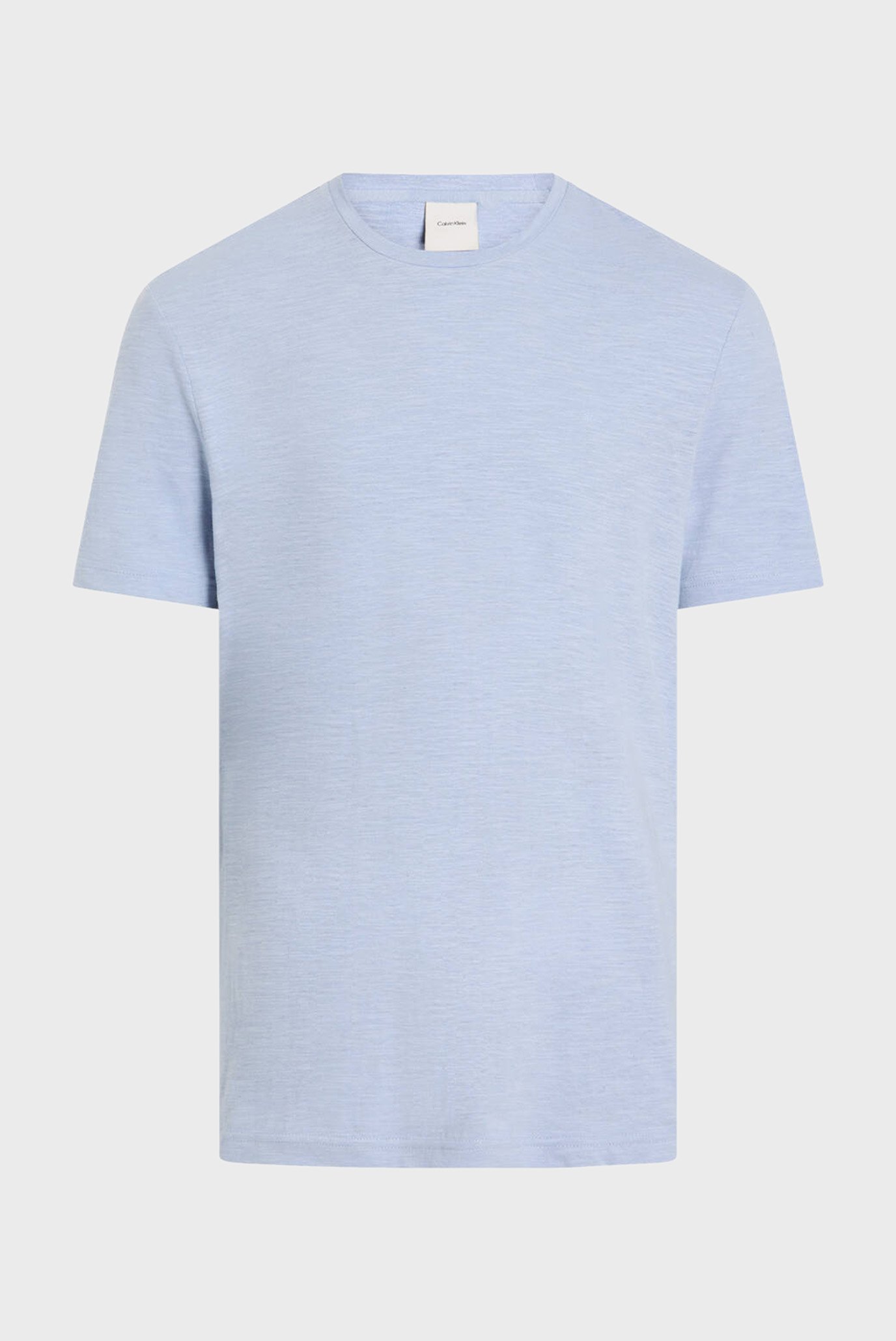 Мужская голубая футболка LINEN COTTON Голубой L Calvin Klein K10K114160 Мужская голубая футболка LINEN COTTON Голубой L Calvin Klein K10K114160