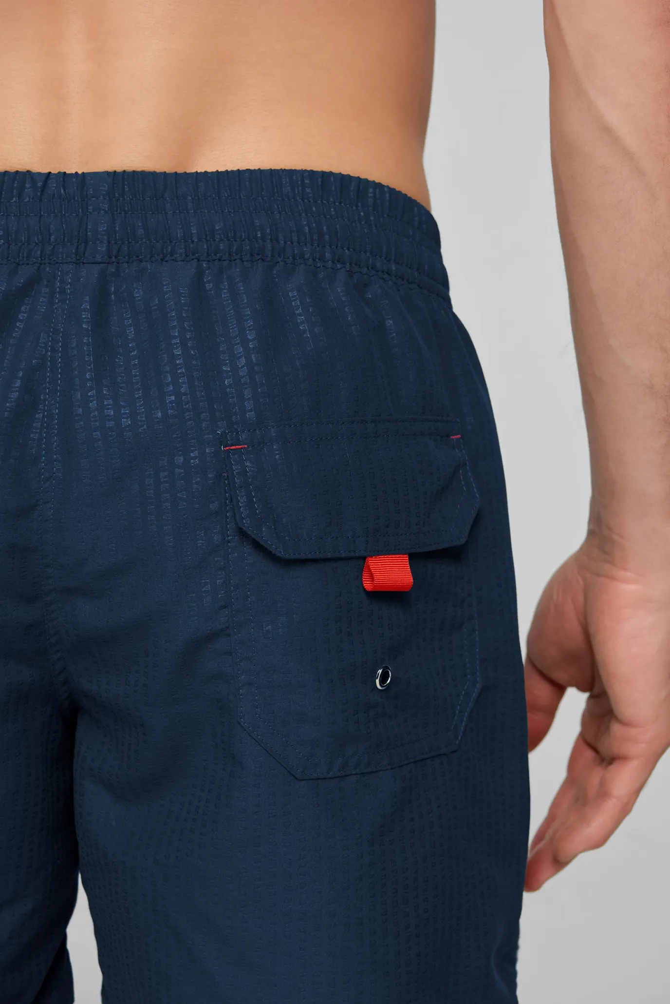 Мужские темно-синие плавательные шорты 5