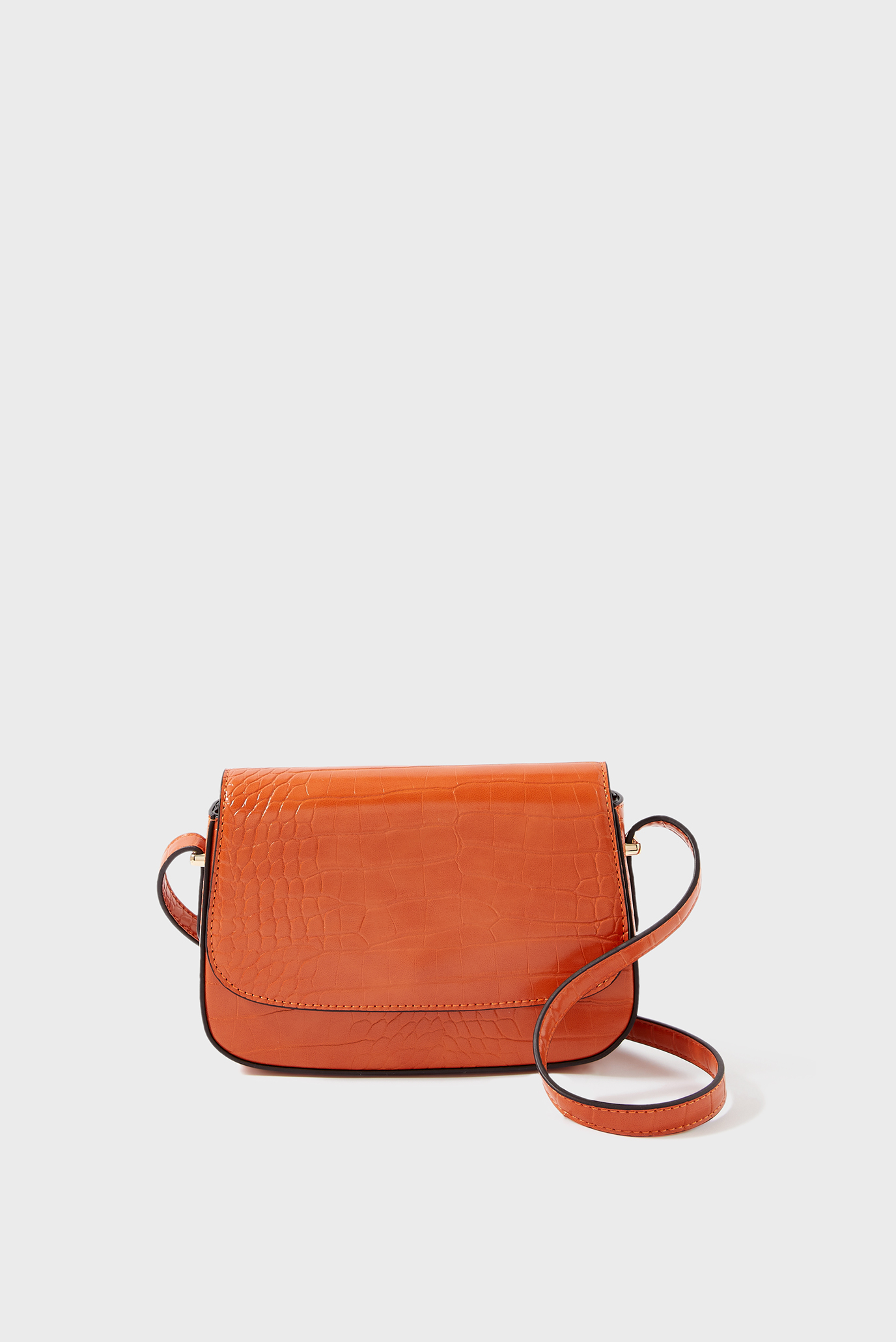 Женская оранжевая сумка Ruby Croc XBody 1