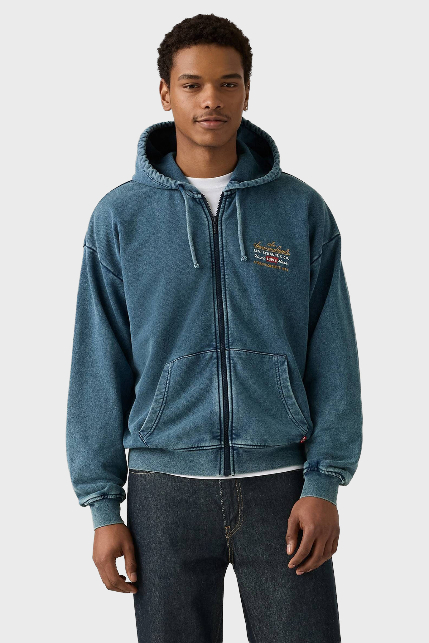 Мужское синее худи Синий L Levi’s® 003W1;0000 Мужское синее худи Синий L Levi’s® 003W1;0000