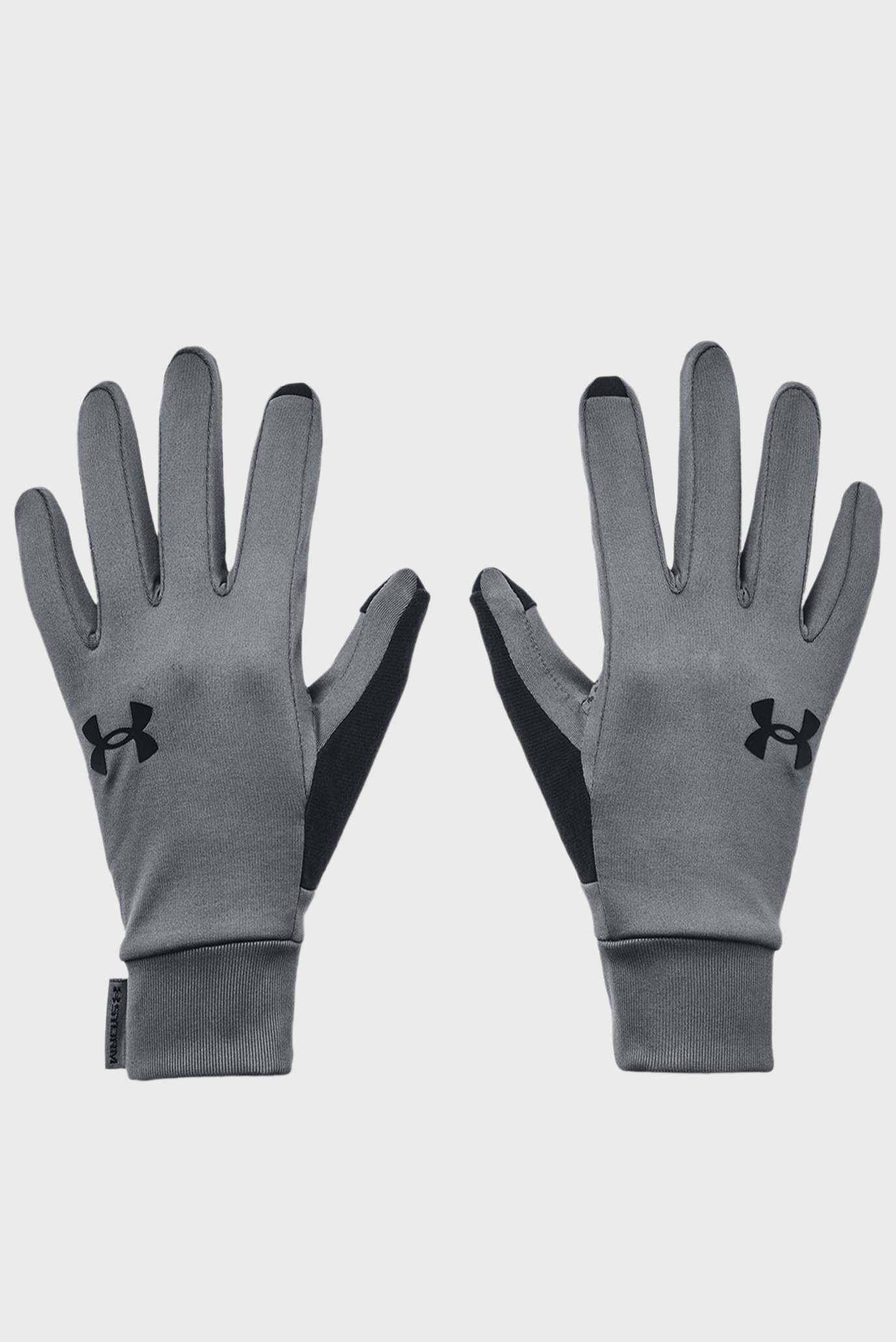 Мужские серые перчатки UA Storm Liner 1