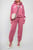 Жіночий рожевий спортивний костюм (худі, штани)