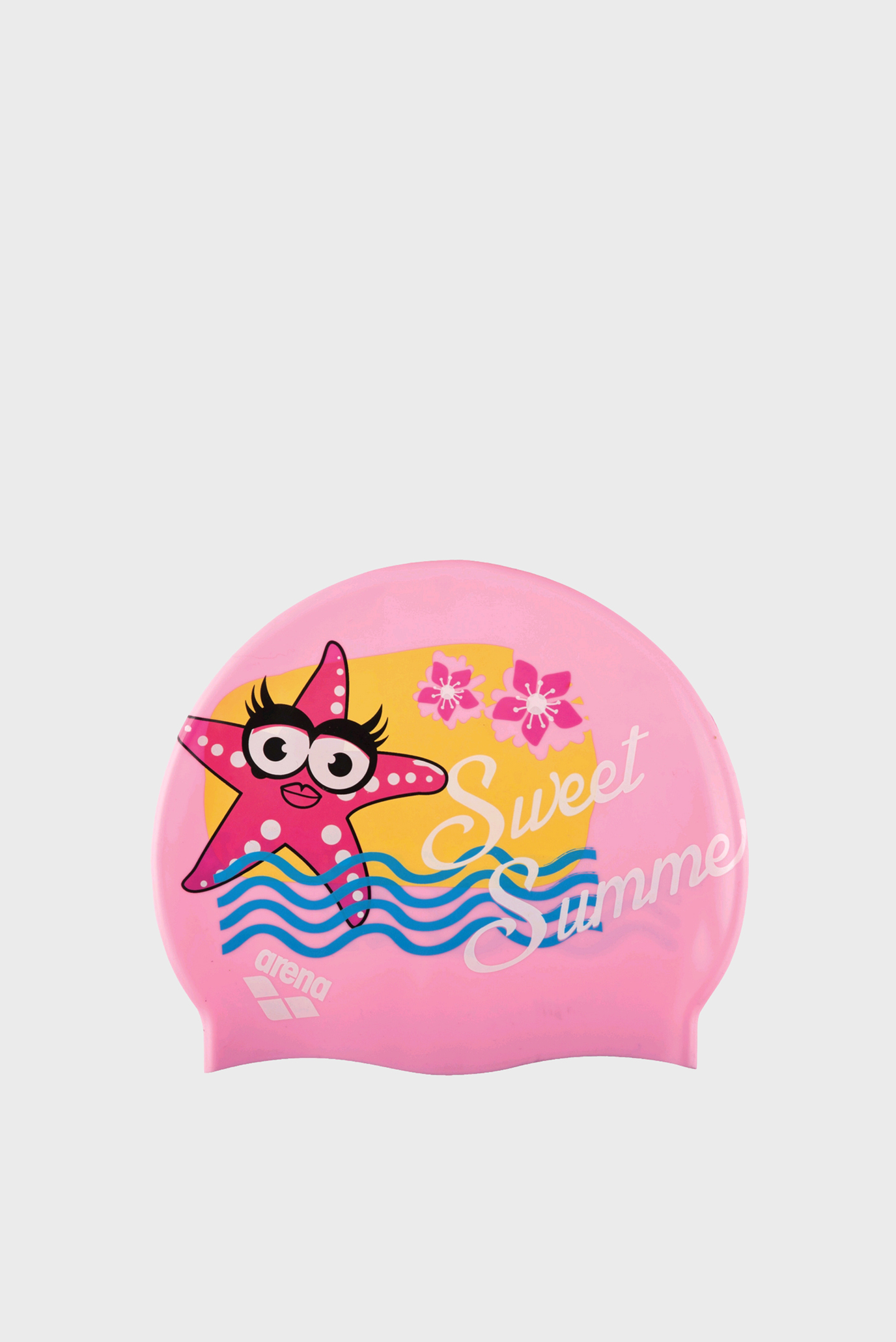 Детская розовая шапочка для плавания AWT MULTI 1
