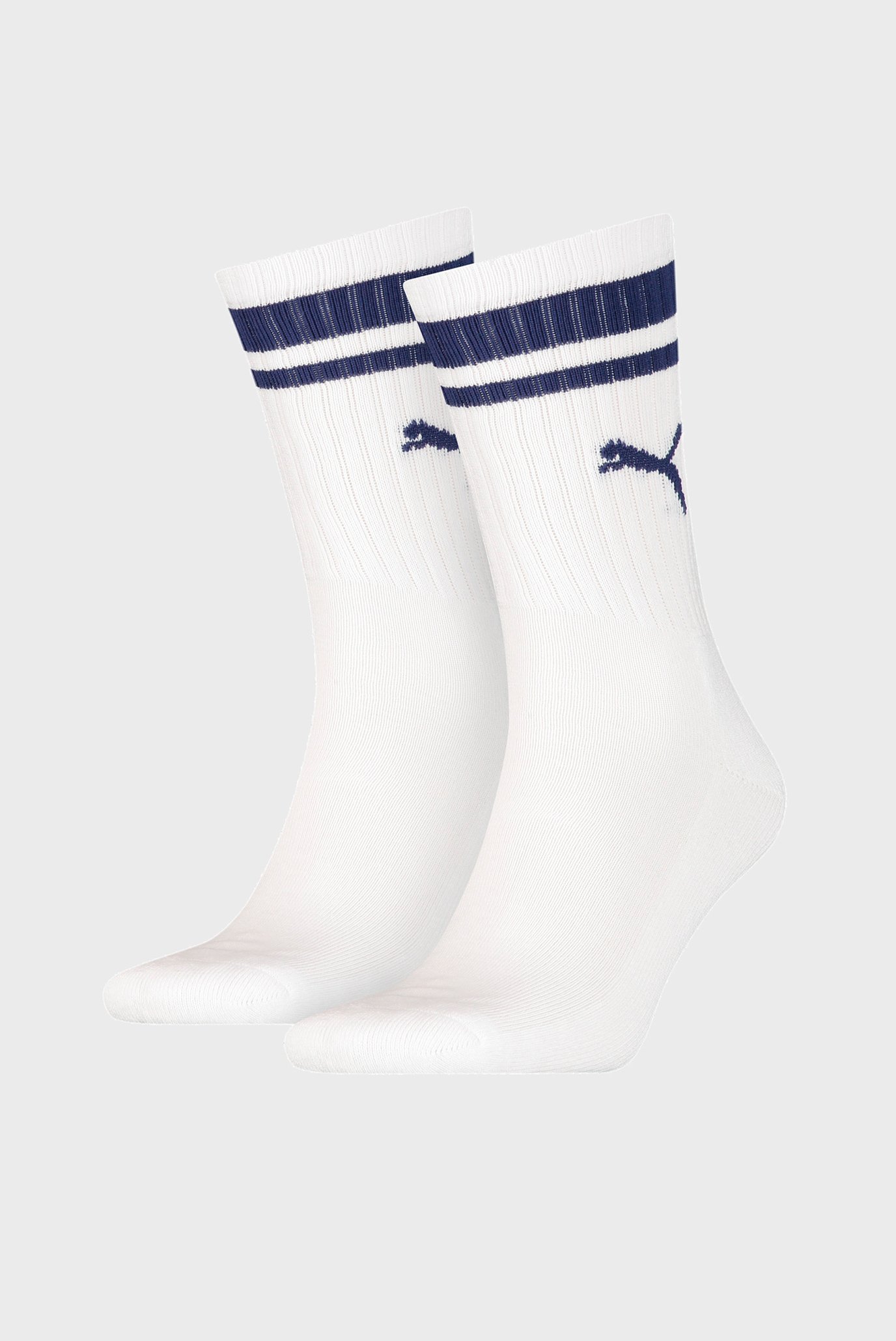 Женские белые носки (2 пары) Crew Heritage Stripe Socks 1