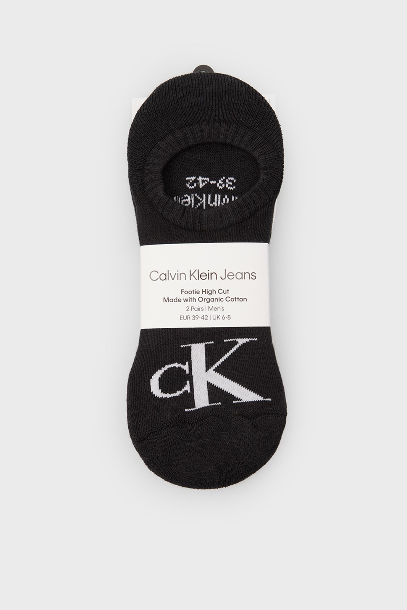 Мужские черные следы (2 пары) HIGH CUT Черный 39-42 Calvin Klein Jeans 701228809 Мужские черные следы (2 пары) HIGH CUT Черный 39-42 Calvin Klein Jeans 701228809