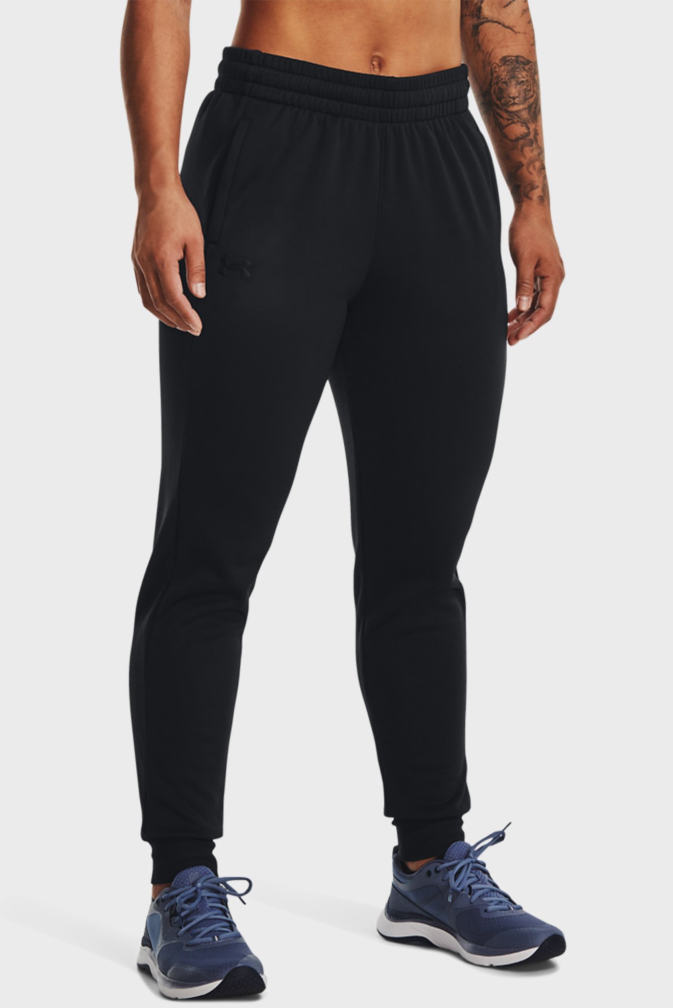 Женские черные спортивные брюки Armour Fleece 1