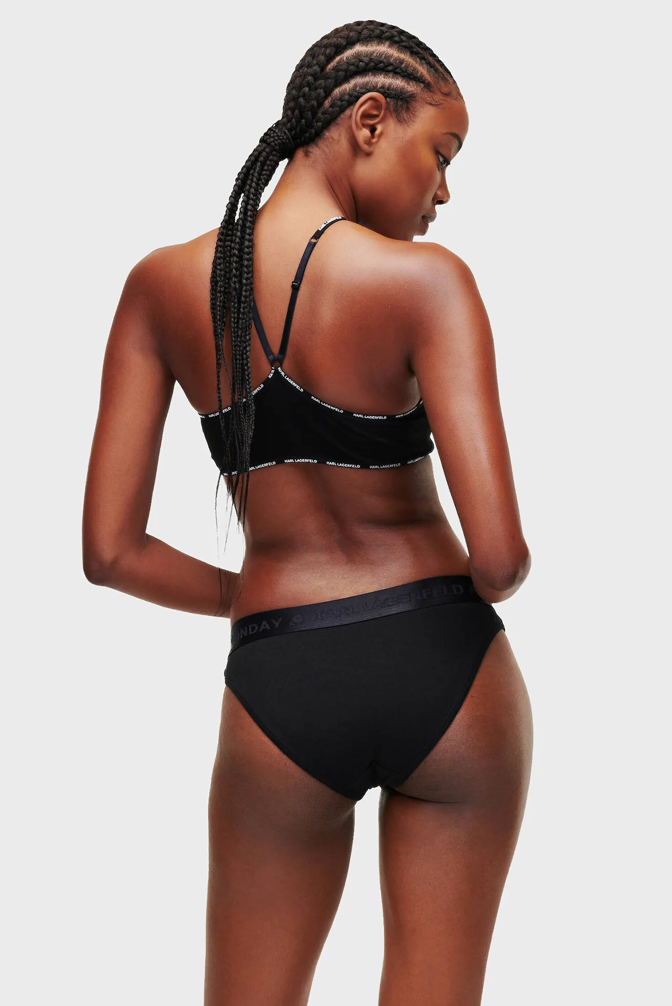 Женские черные трусики DAY OF THE WEEK (7 шт) 3