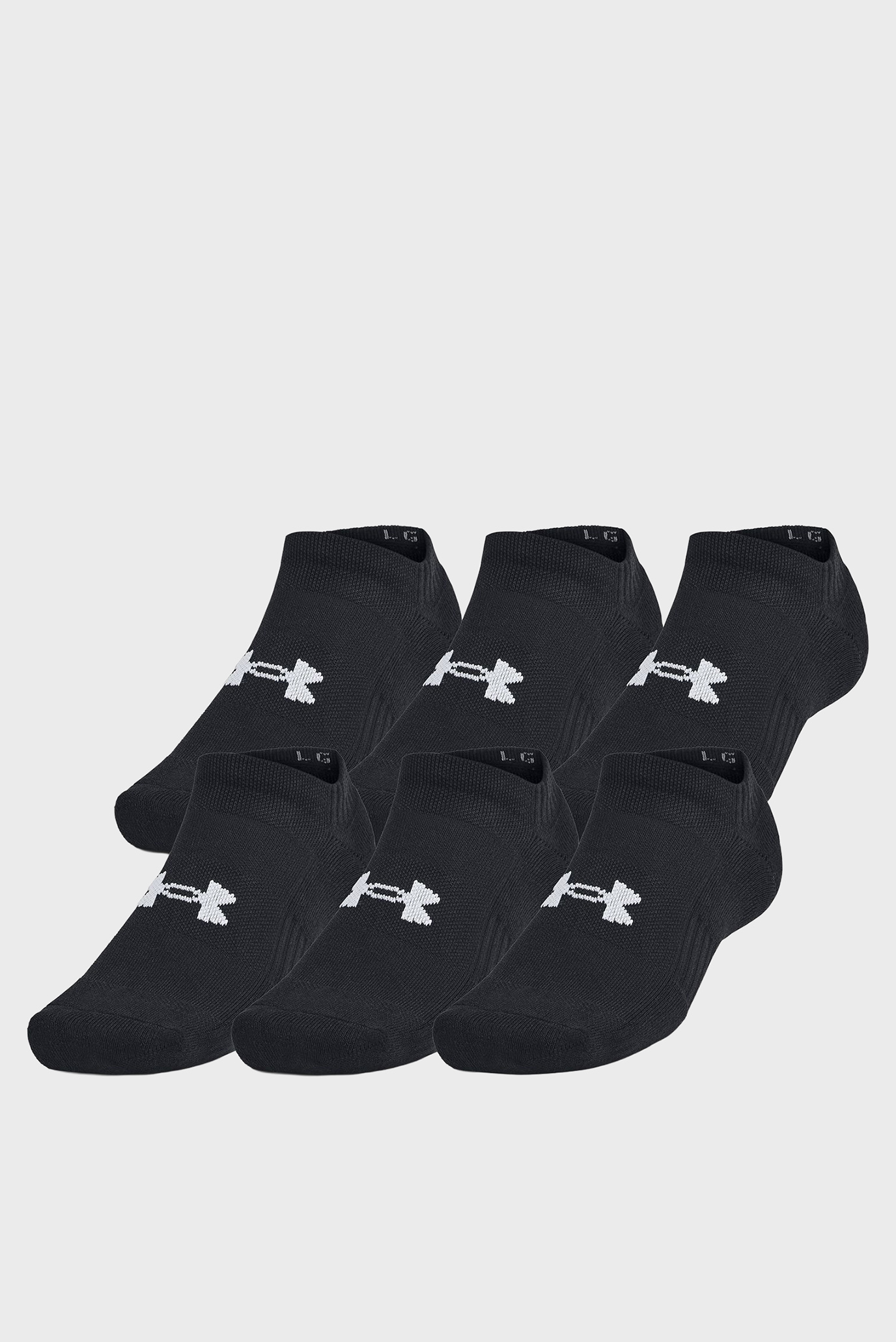 Черные носки (3 пары) Unisex UA TC 3pk No Show Черный 42-47.5 Under Armour 1386313-001 Черные носки (3 пары) Unisex UA TC 3pk No Show Черный 42-47.5 Under Armour 1386313-001