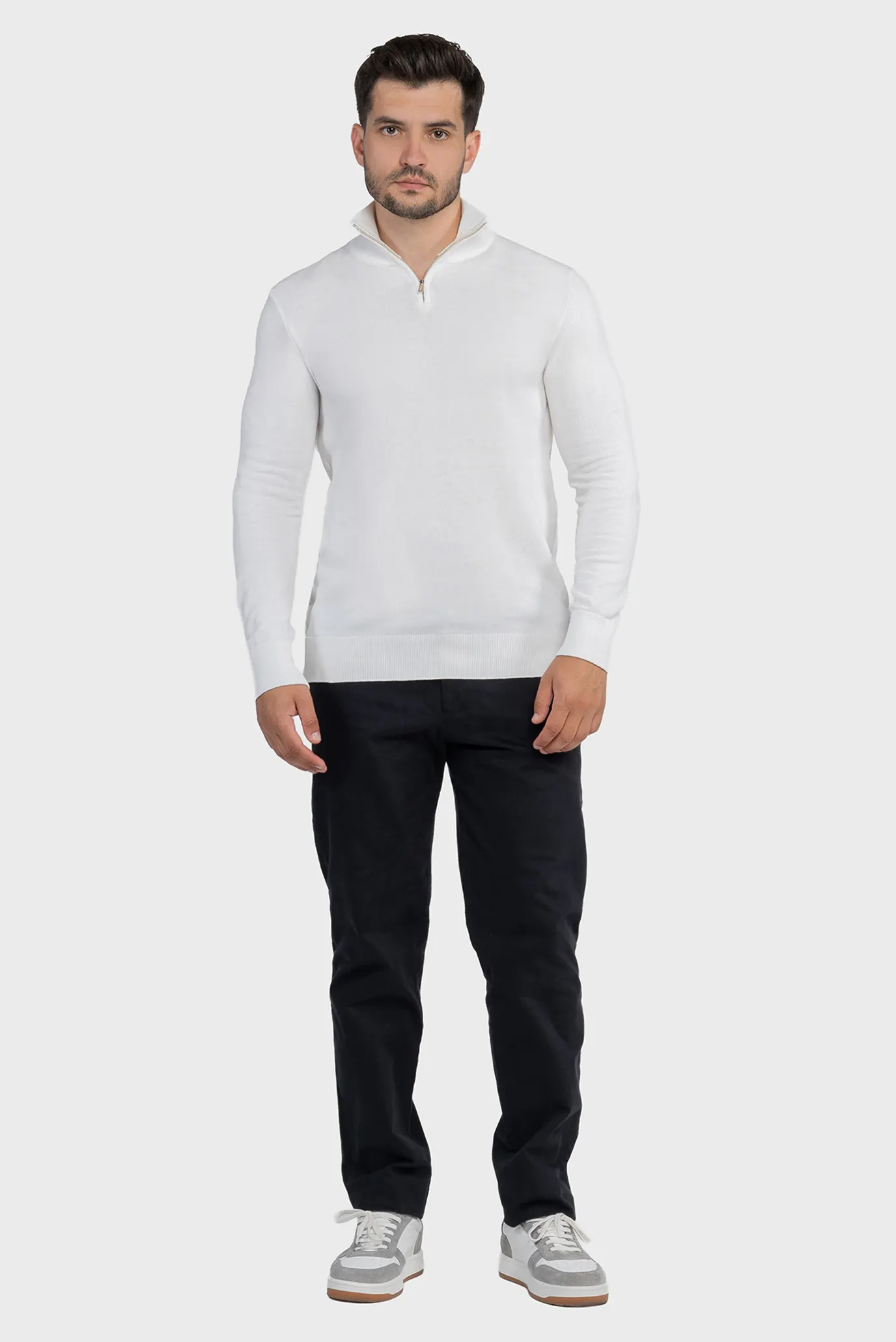 Мужская белая кофта 2