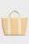 Женская бежевая сумка TH SPRING LOGO TOTE