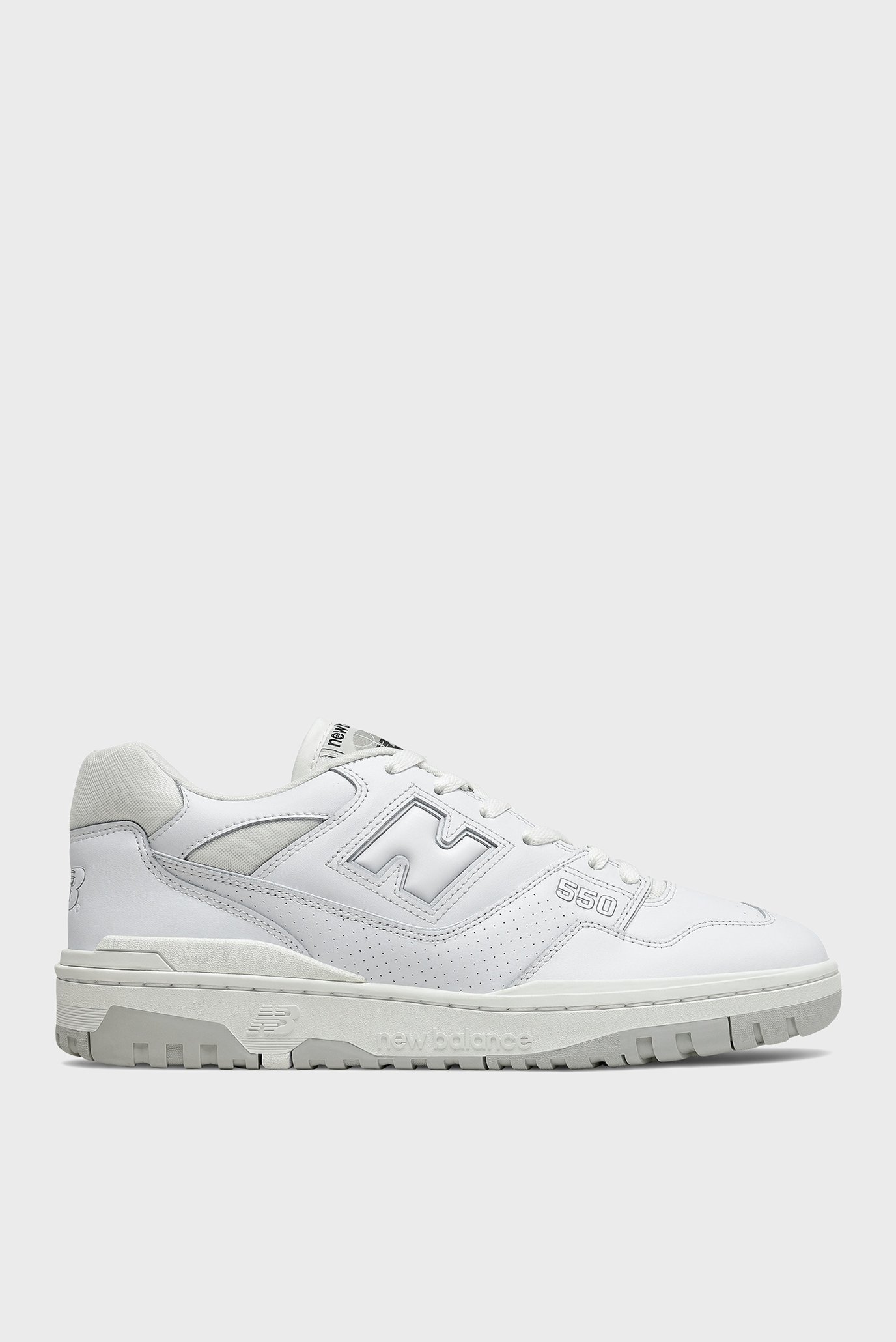 Білі шкіряні кросівки 550 T2 1