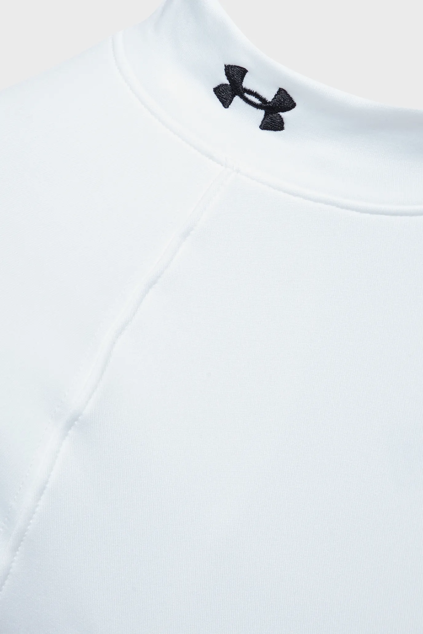 Жіночий білий лонгслів UA CG Authentics Mockneck 9