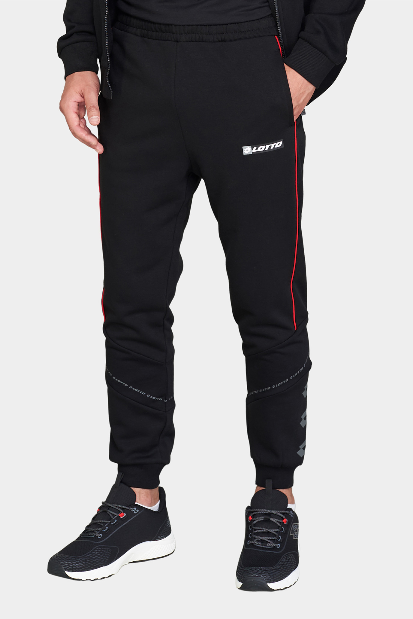 Мужские черные спортивные брюки LOGO VIII PANT 1