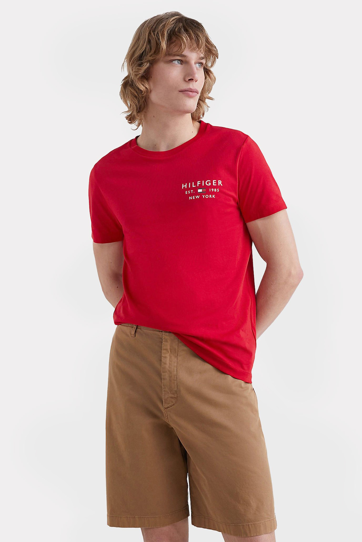Чоловіча червона футболка BRAND LOVE SMALL LOGO TEE 1
