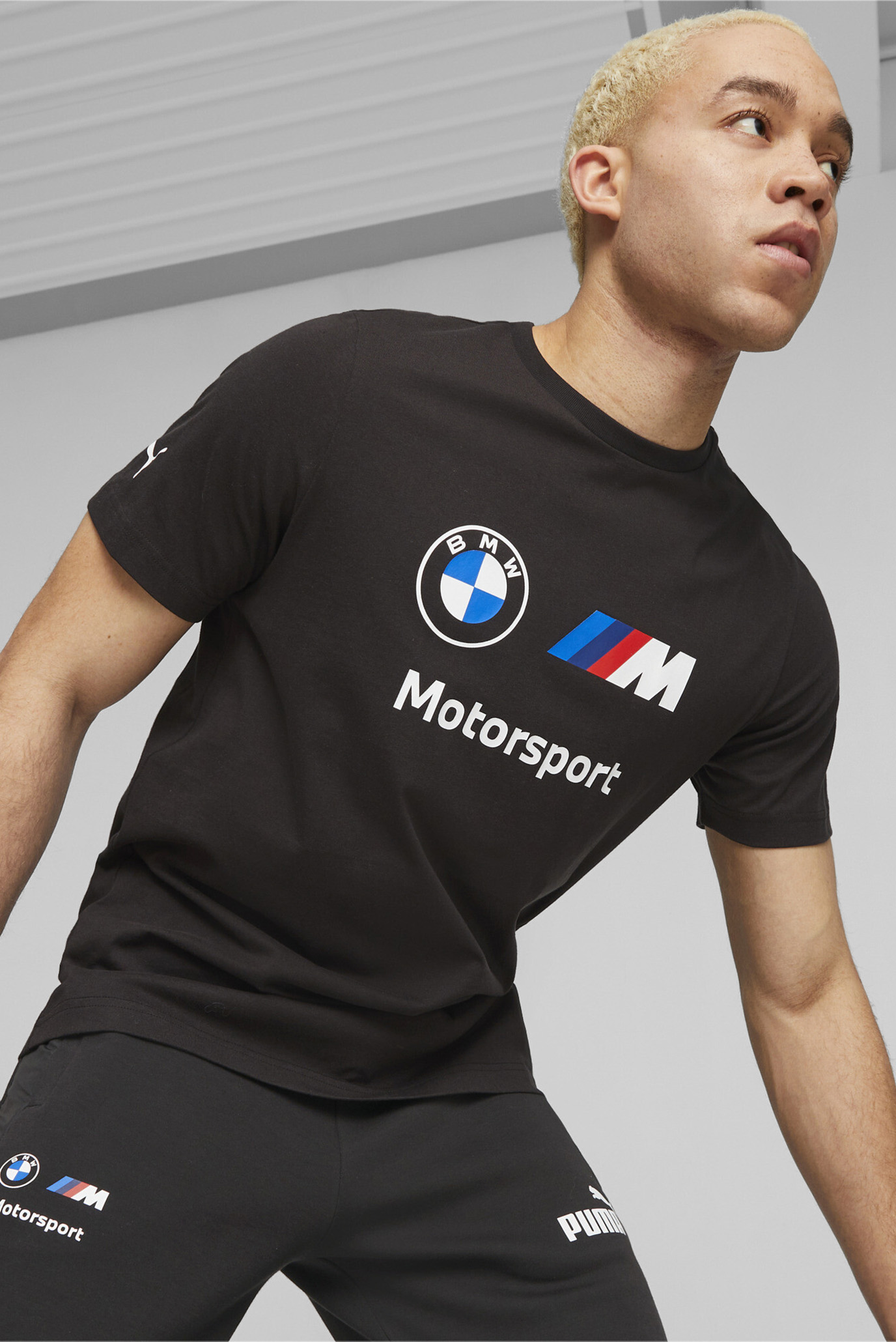 Мужская черная футболка BMW M Motorsport ESS Logo Tee 1