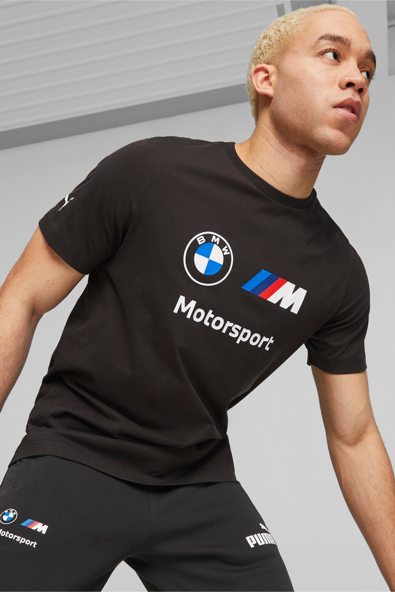 Чоловіча чорна футболка BMW M Motorsport ESS Logo Tee 1