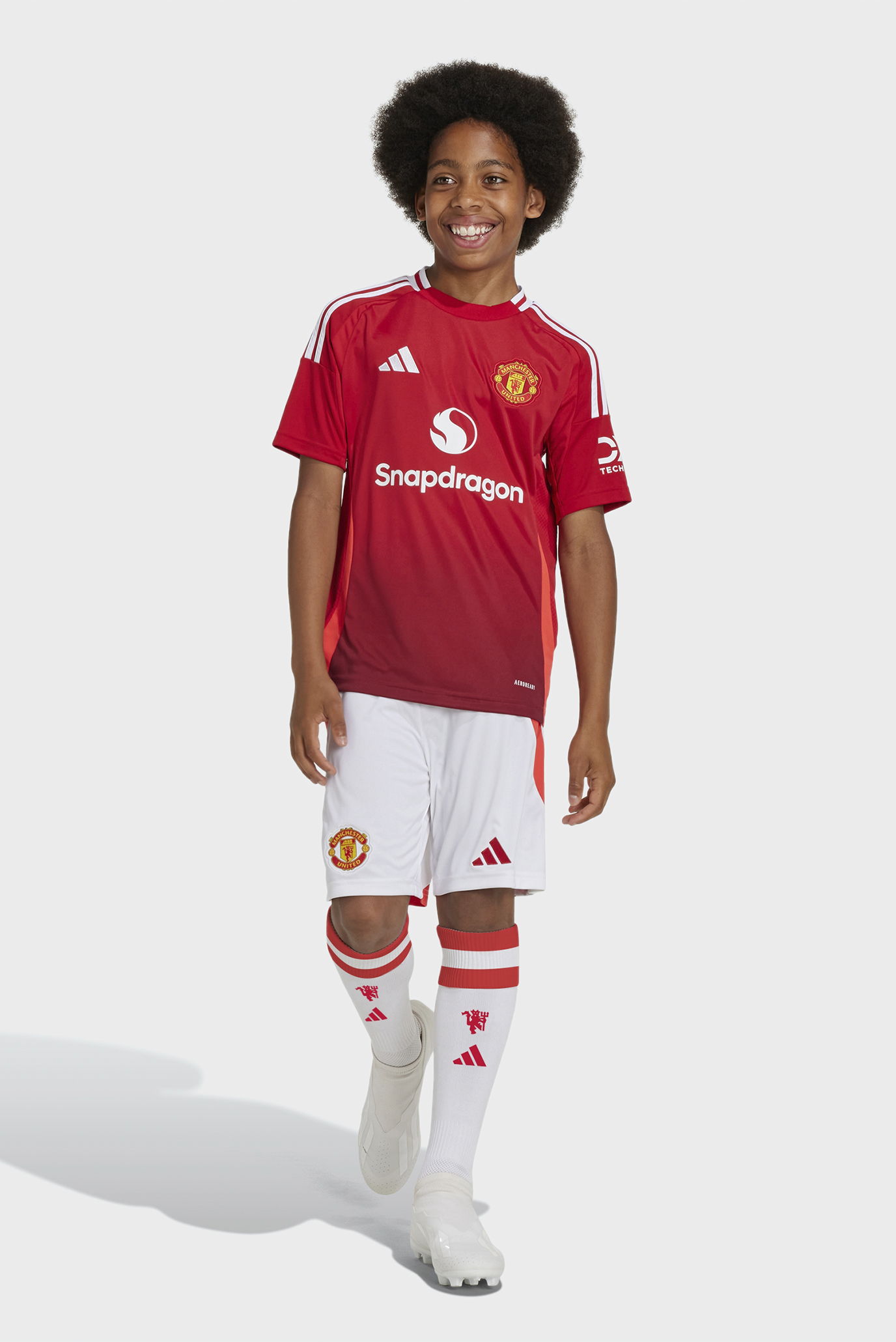 Детские белые шорты Manchester United 24/25 Home Kids 1