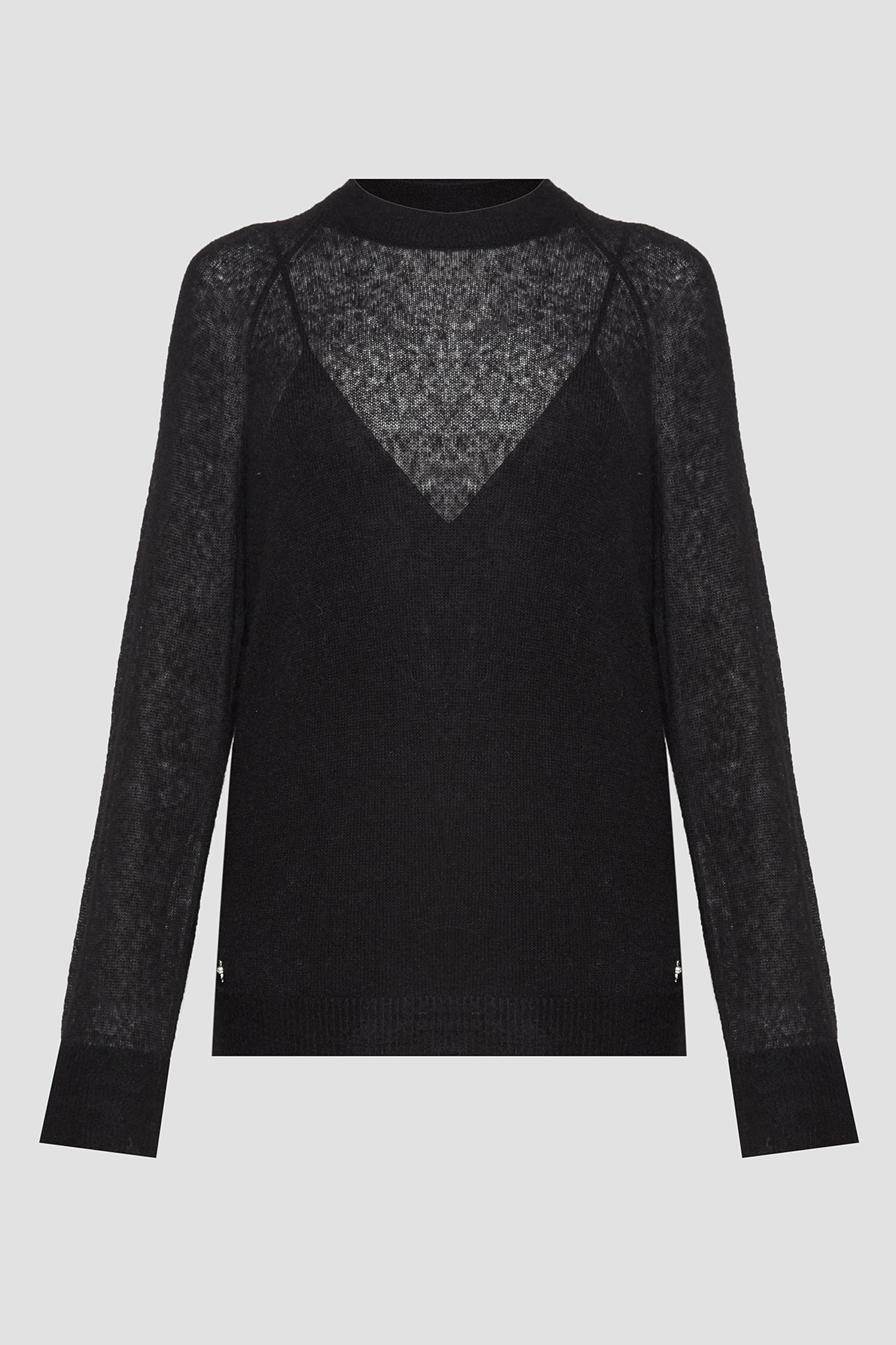 Женский черный шерстяной джемпер Черный XS Guess W5RR06.Z3HQ0;JBLK Женский черный шерстяной джемпер Черный XS Guess W5RR06.Z3HQ0;JBLK