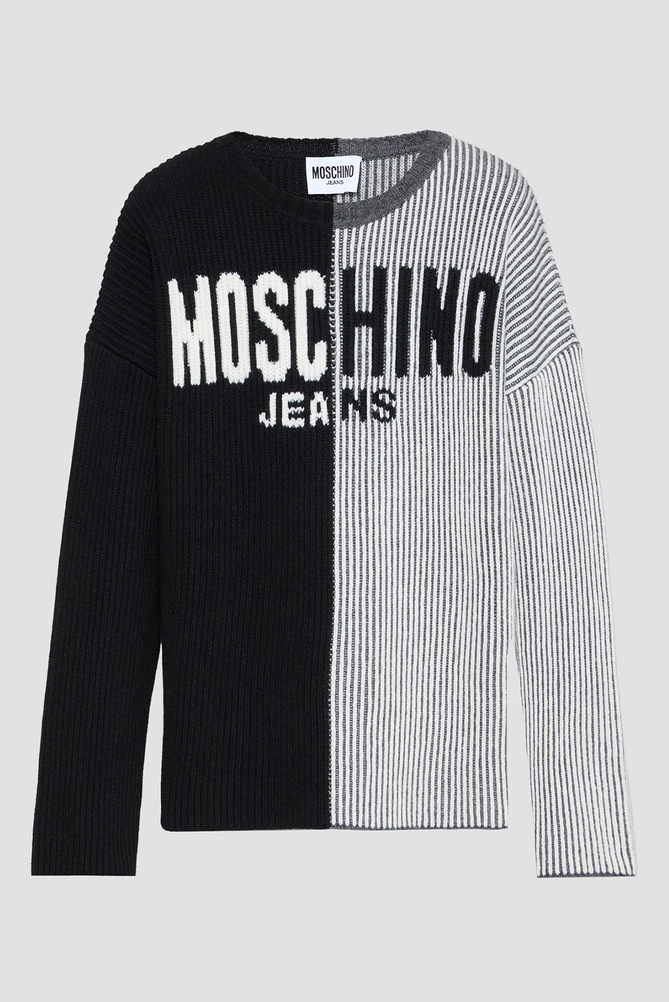 Женский шерстяной свитер Разноцветный XS Moschino A0936.8204;1555 Женский шерстяной свитер Разноцветный XS Moschino A0936.8204;1555