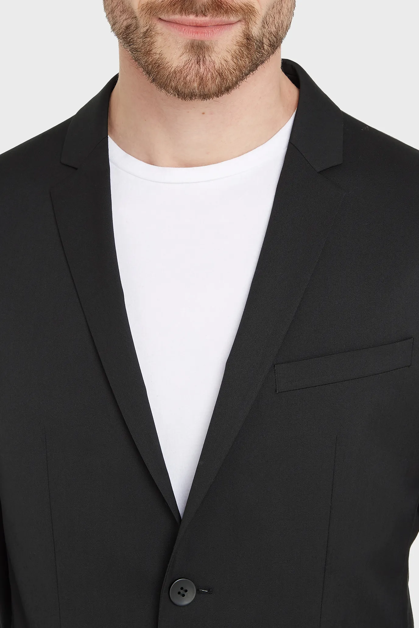 Чоловічий чорний піджак TRAVEL GABARDINE SLIM BLAZER 2