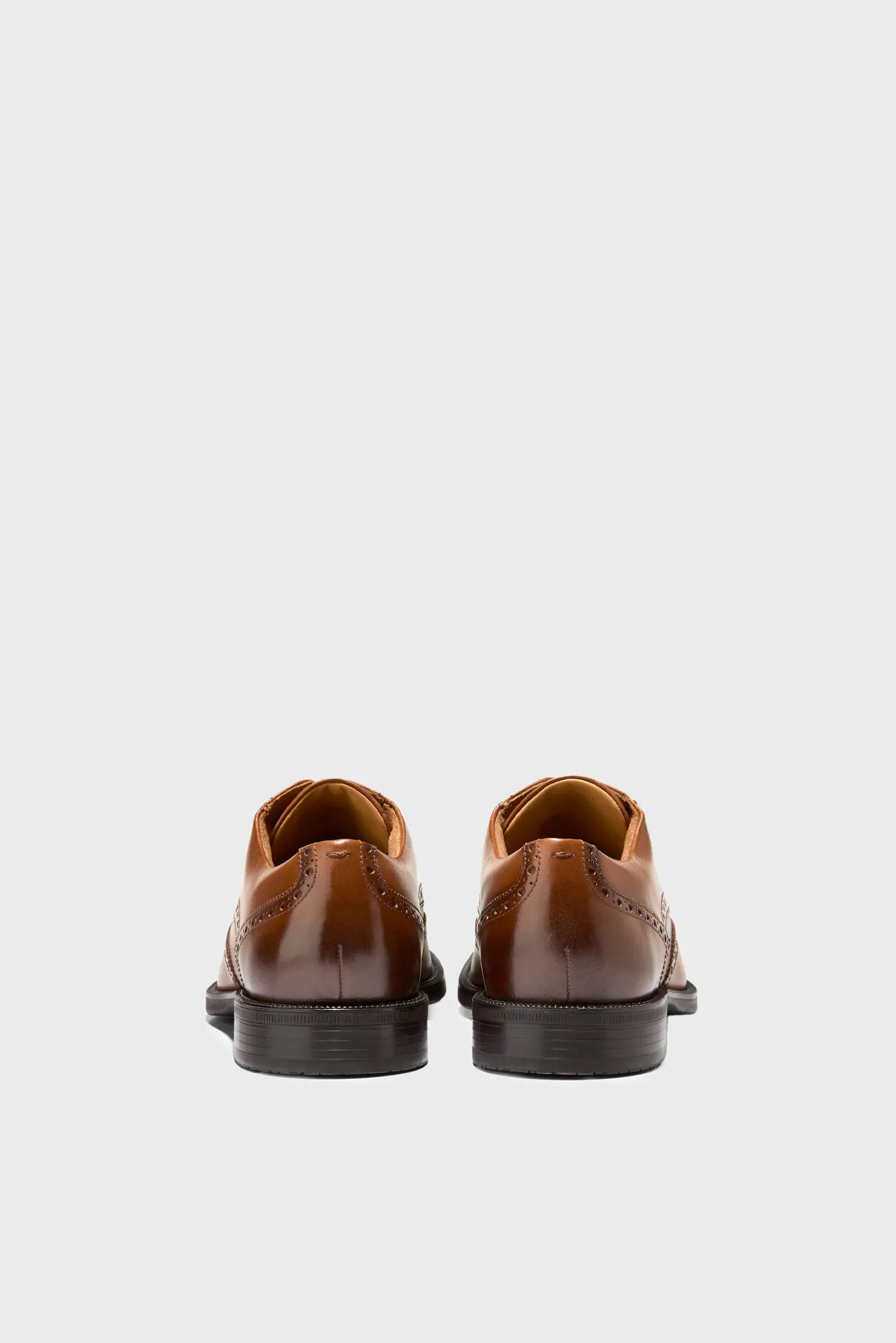 Чоловічі коричневі шкіряні броги Bedford Wingtip Oxford 4